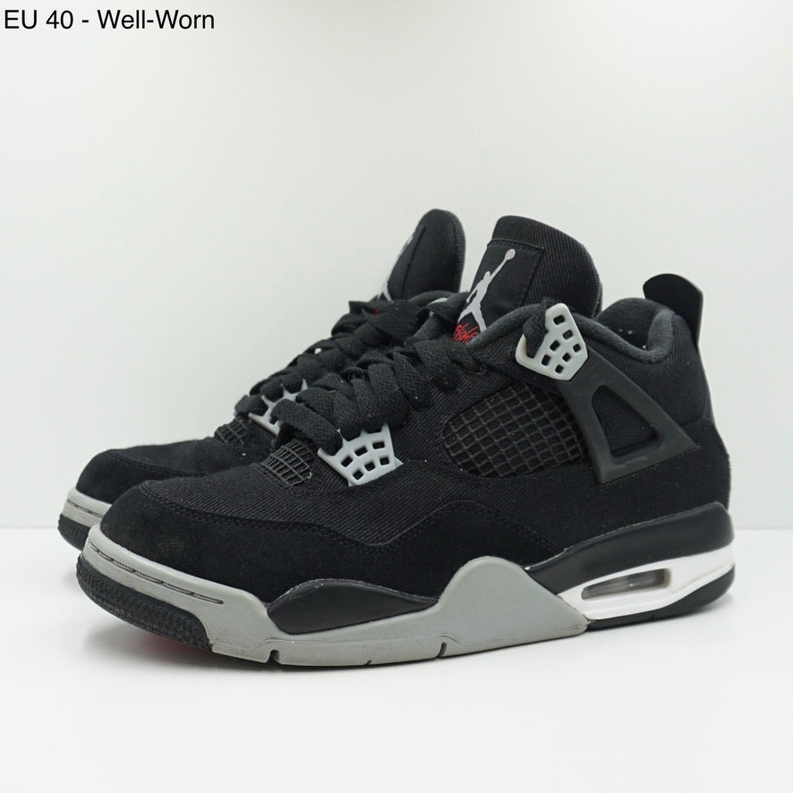 Jordan 4 Retro SE Black Canvas
