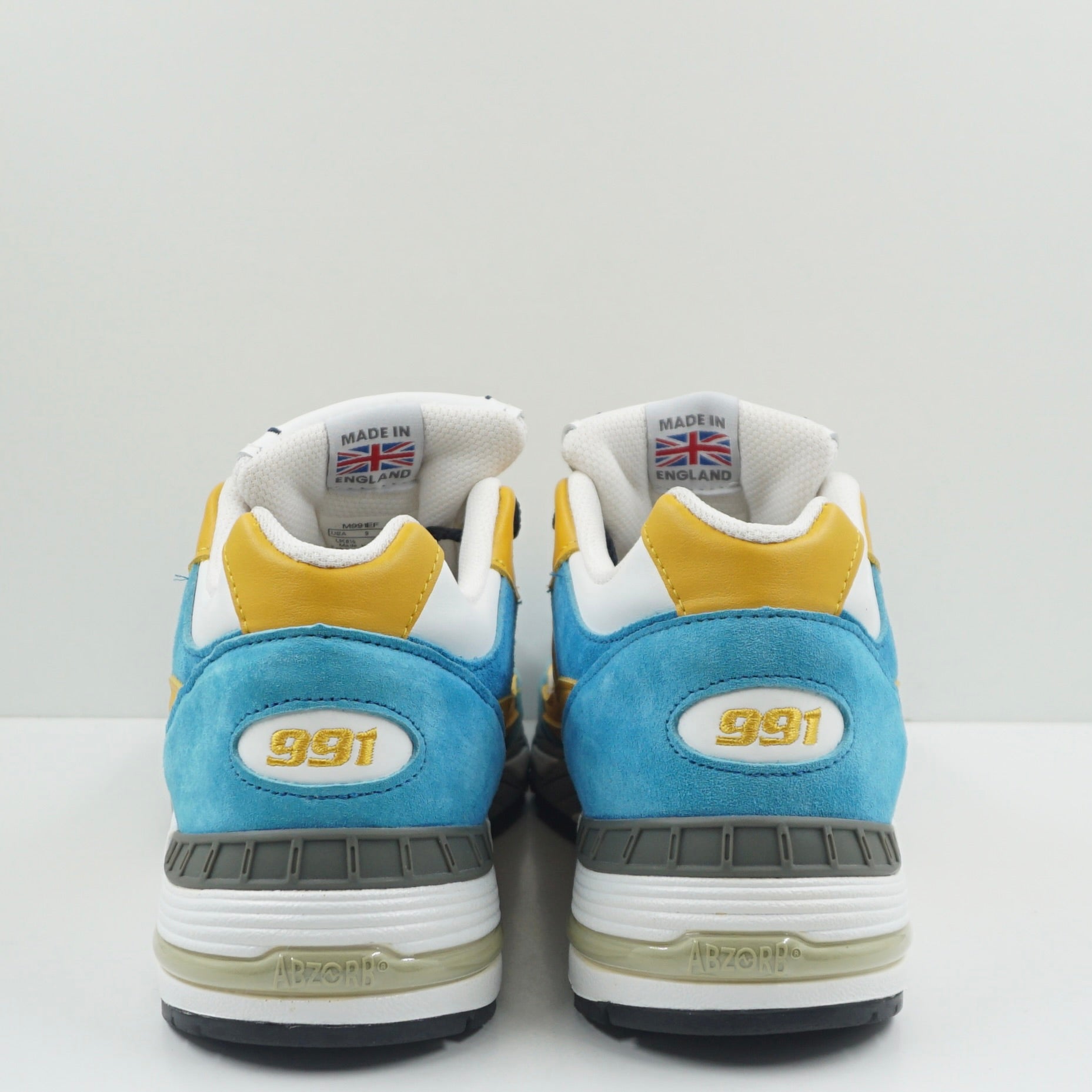 New Balance 991 MiUK Sneakersnstuff Blue Yellow