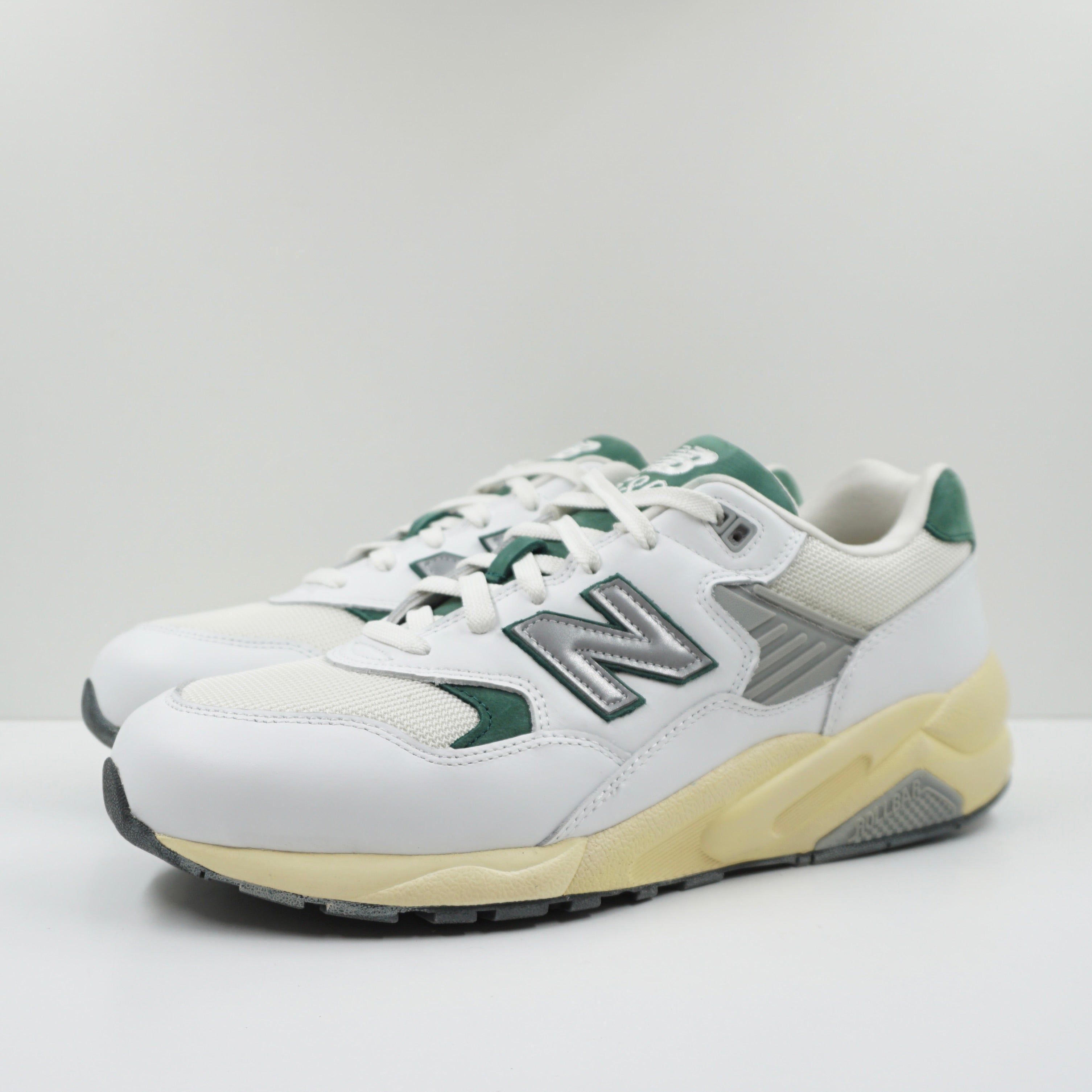 New Balance 580 White Nightwatch Green