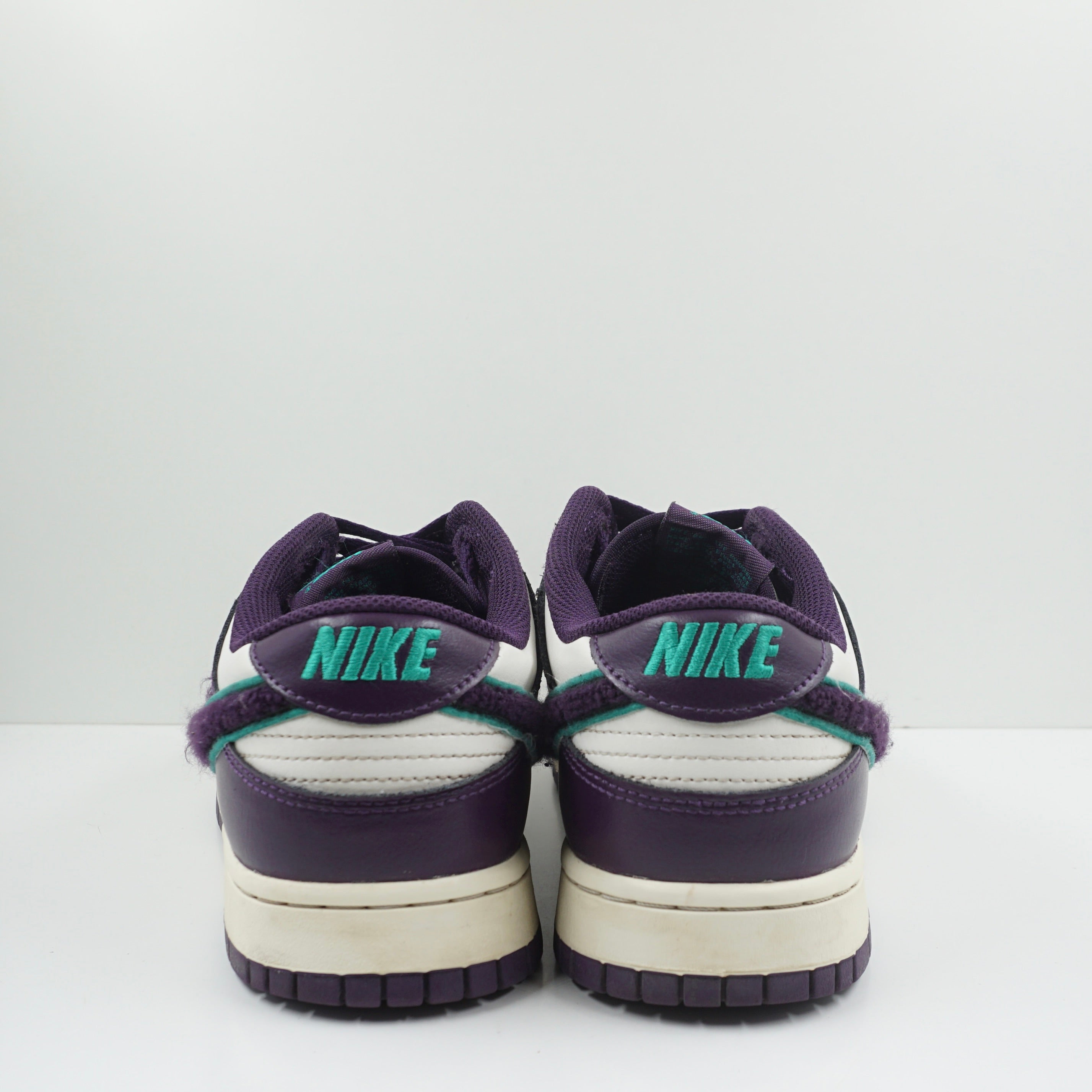 Nike Dunk Low Chenille Swoosh Sail Grand Purple