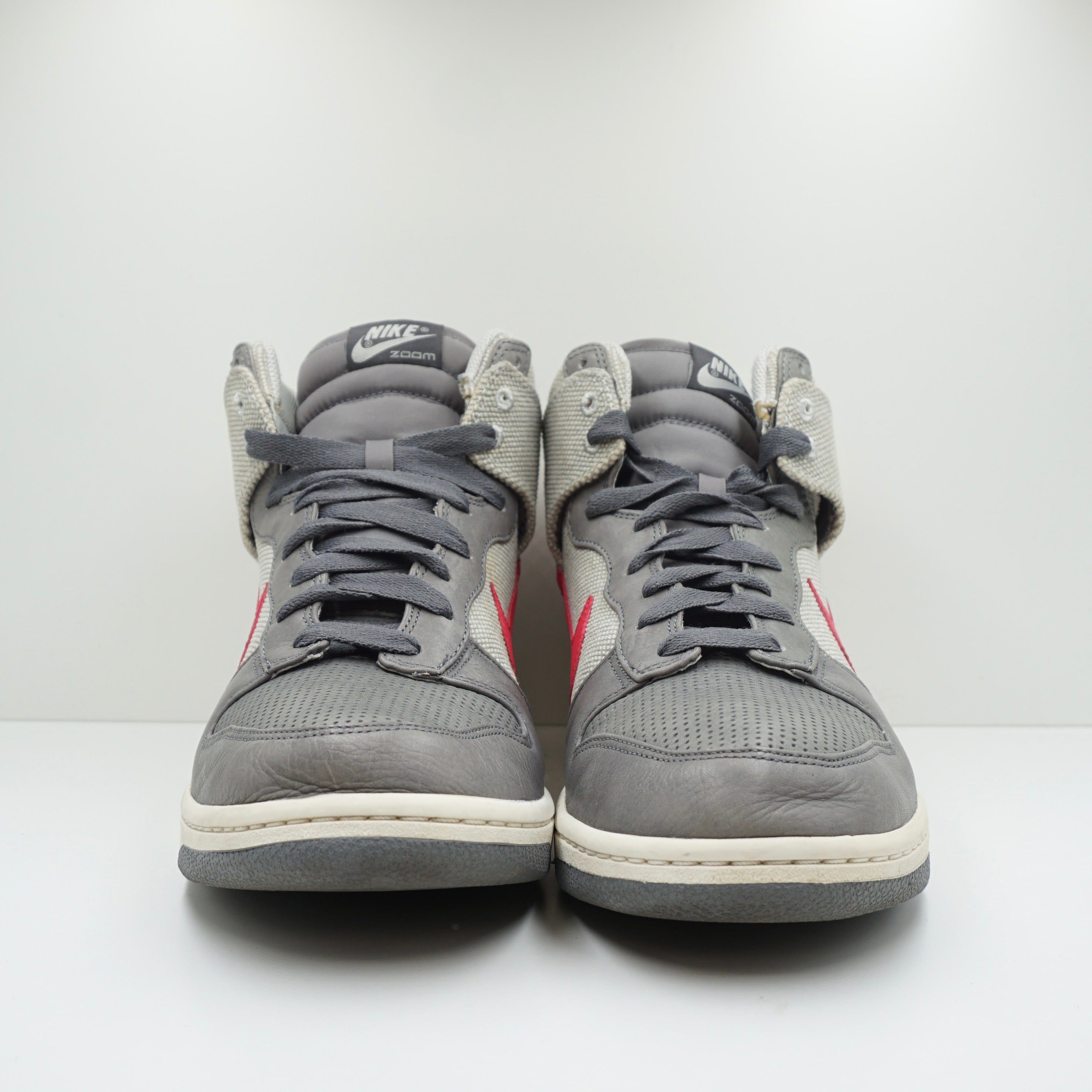 Nike Dunk High Zoom Grey Red (2008)