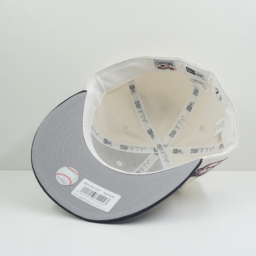 New Era New York Yankees Beige Navy Low Profile Fitted Cap