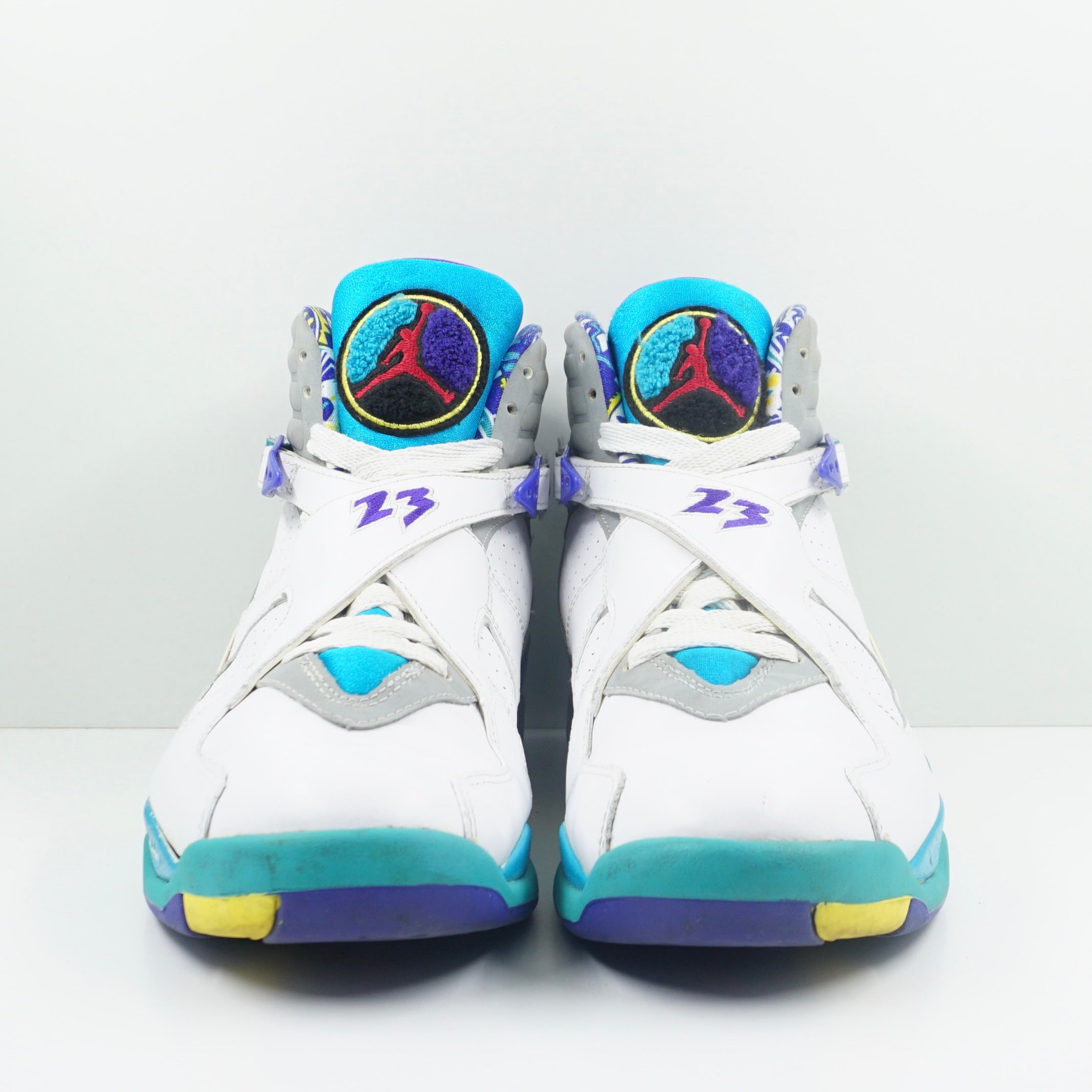 Vintage Jordan 8 Retro White Aqua (2007) (W)