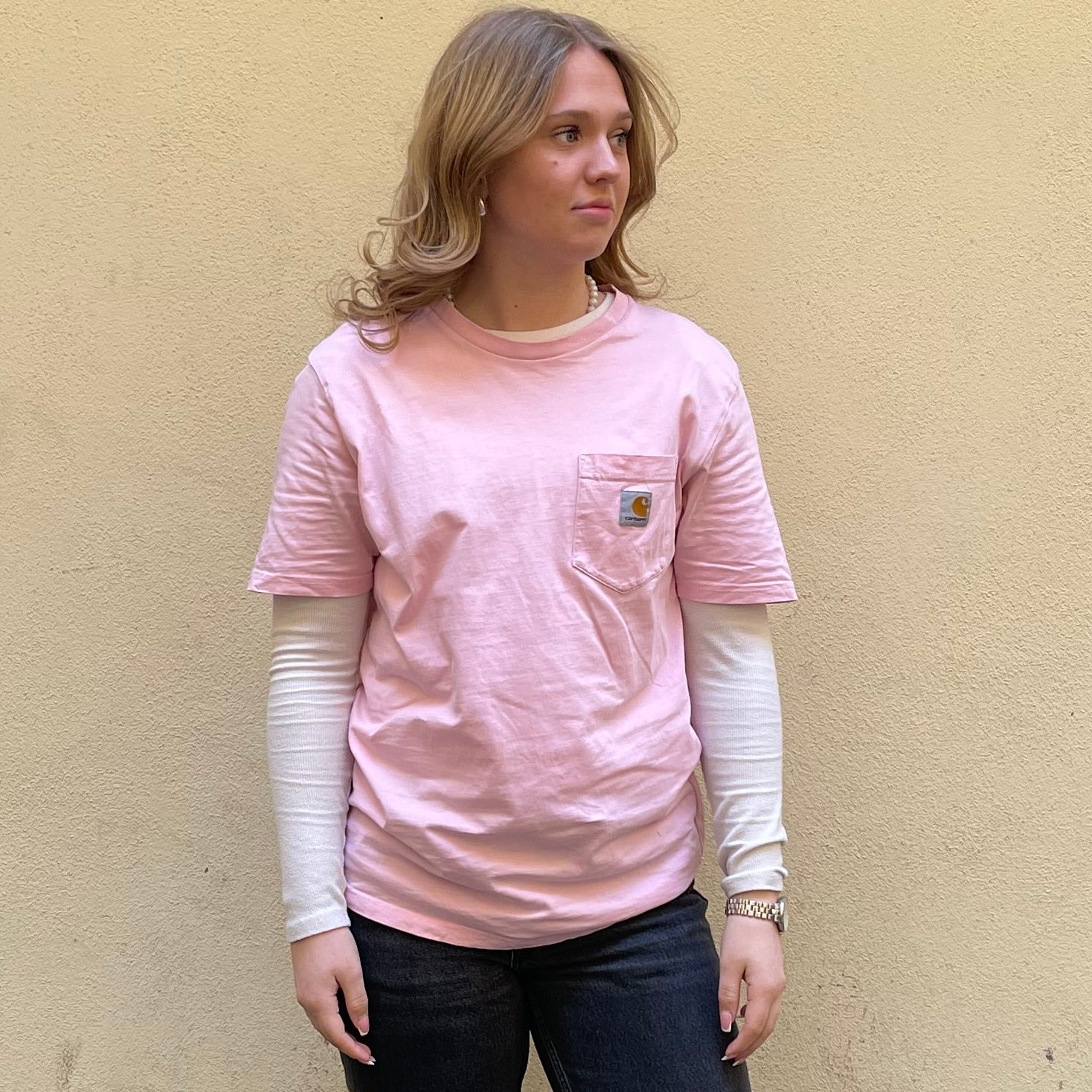 Carhartt Pocket Pink Tshirt