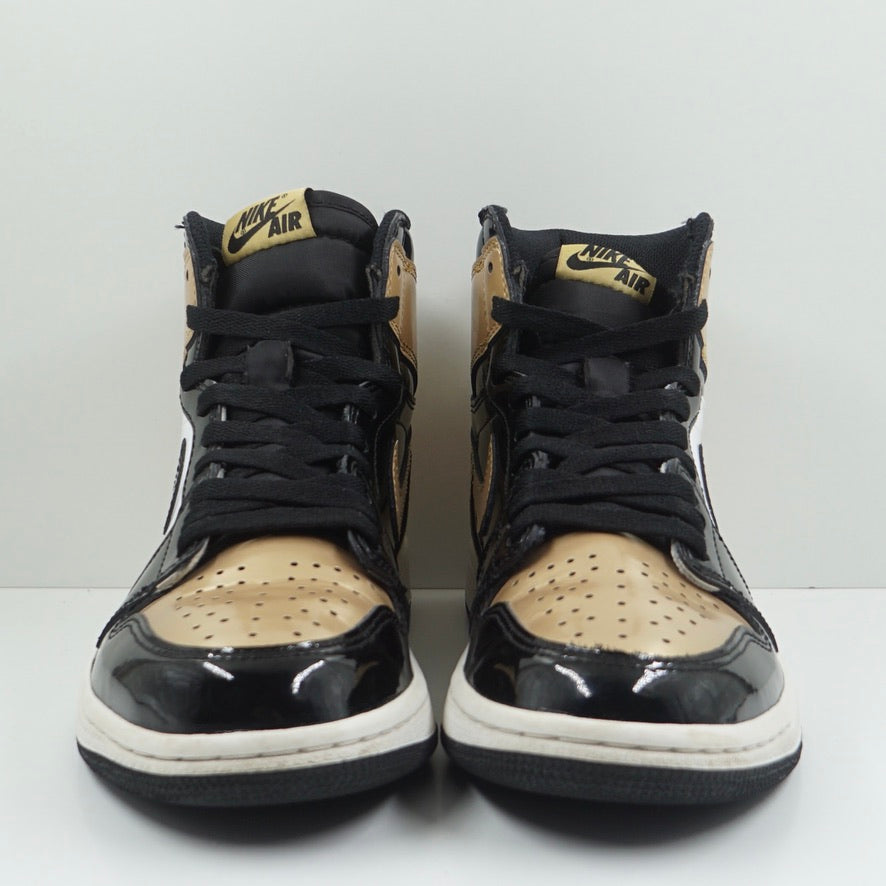 Jordan 1 Retro High NRG Patent Gold Toe