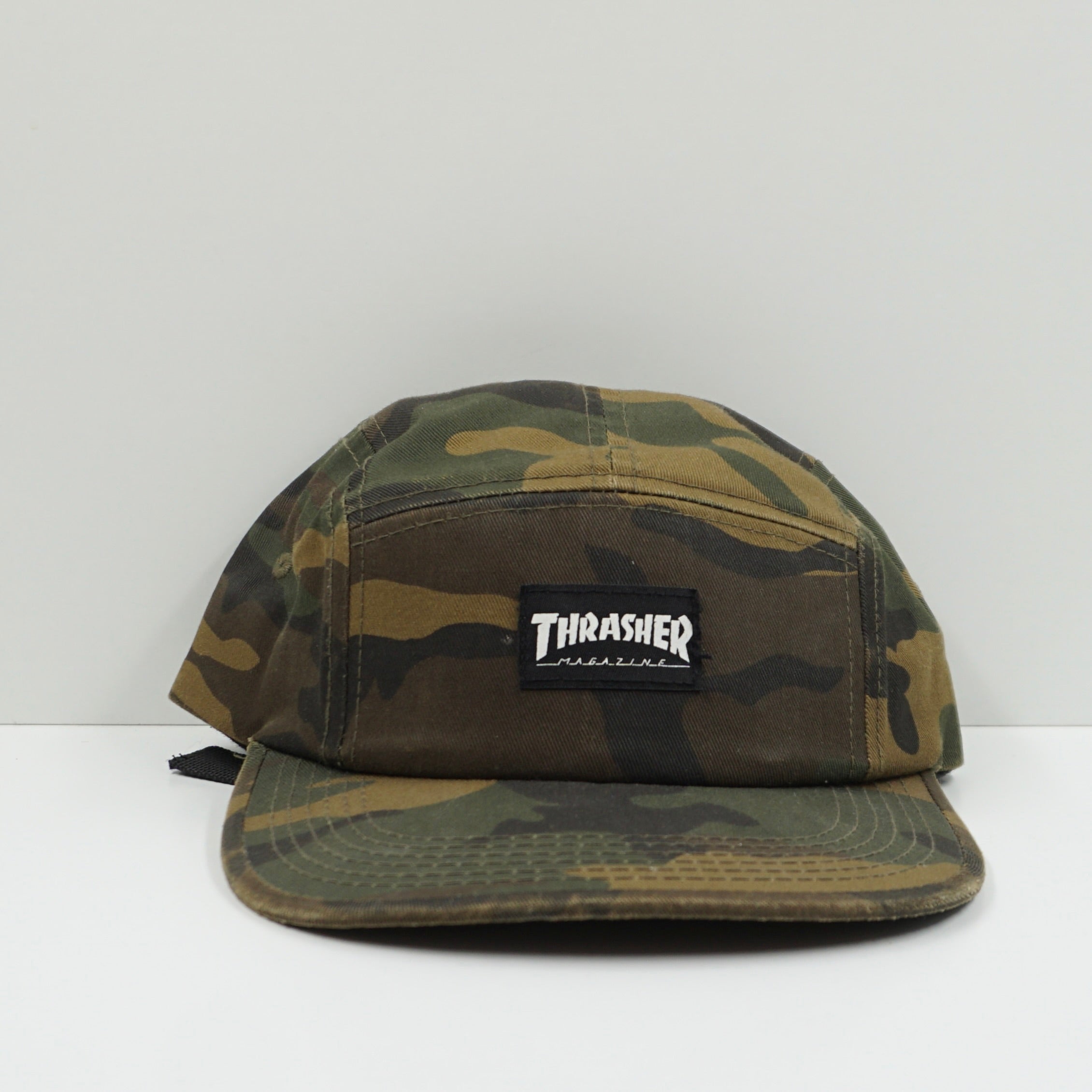 Thrasher 5 Panel Camo Cap