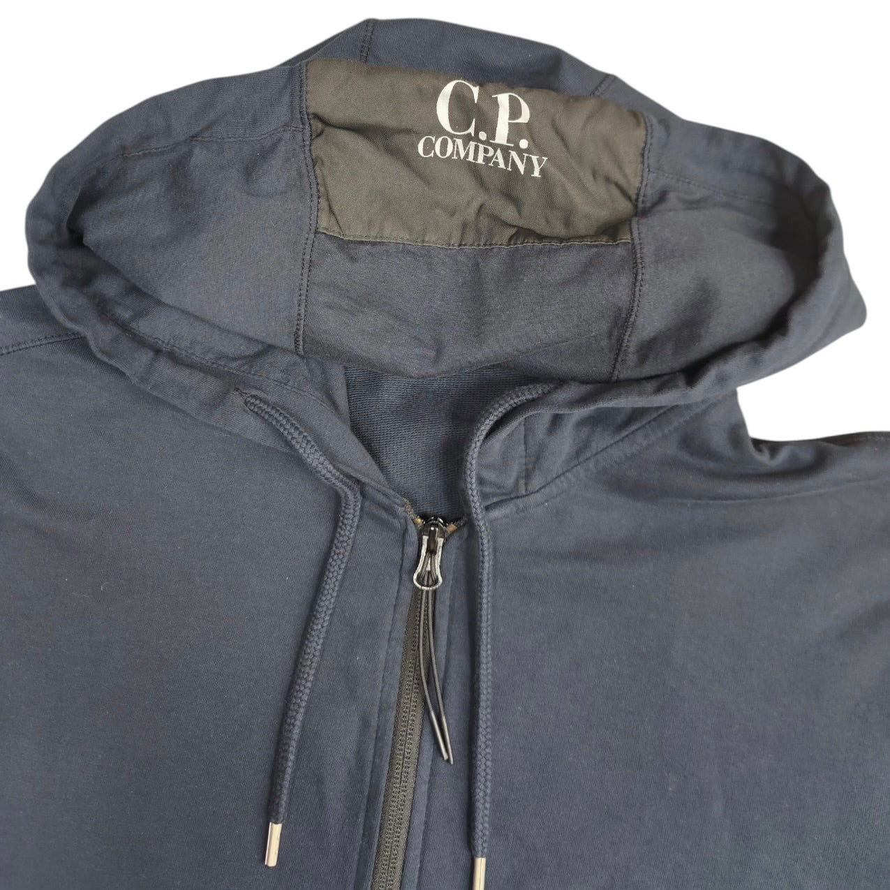 C.P. Company Navy Full Zip Hoodie