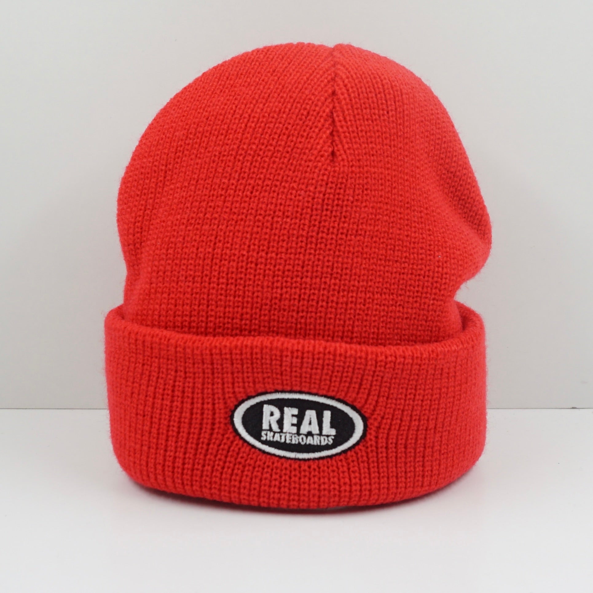 Real Skateboards Knitted Red Beanie