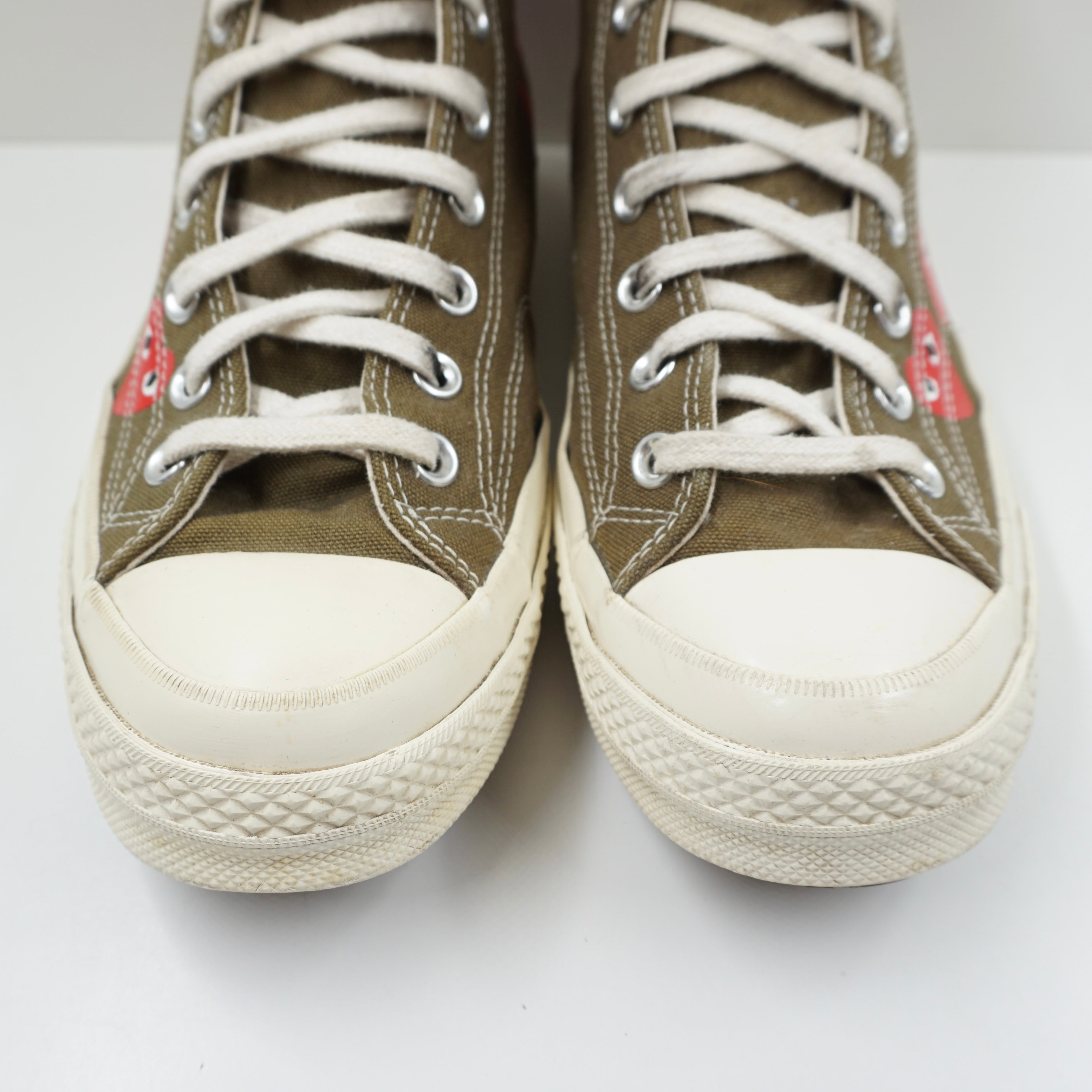 Comme Des Garçons Play Converse Chuck Taylor 70 High Olive