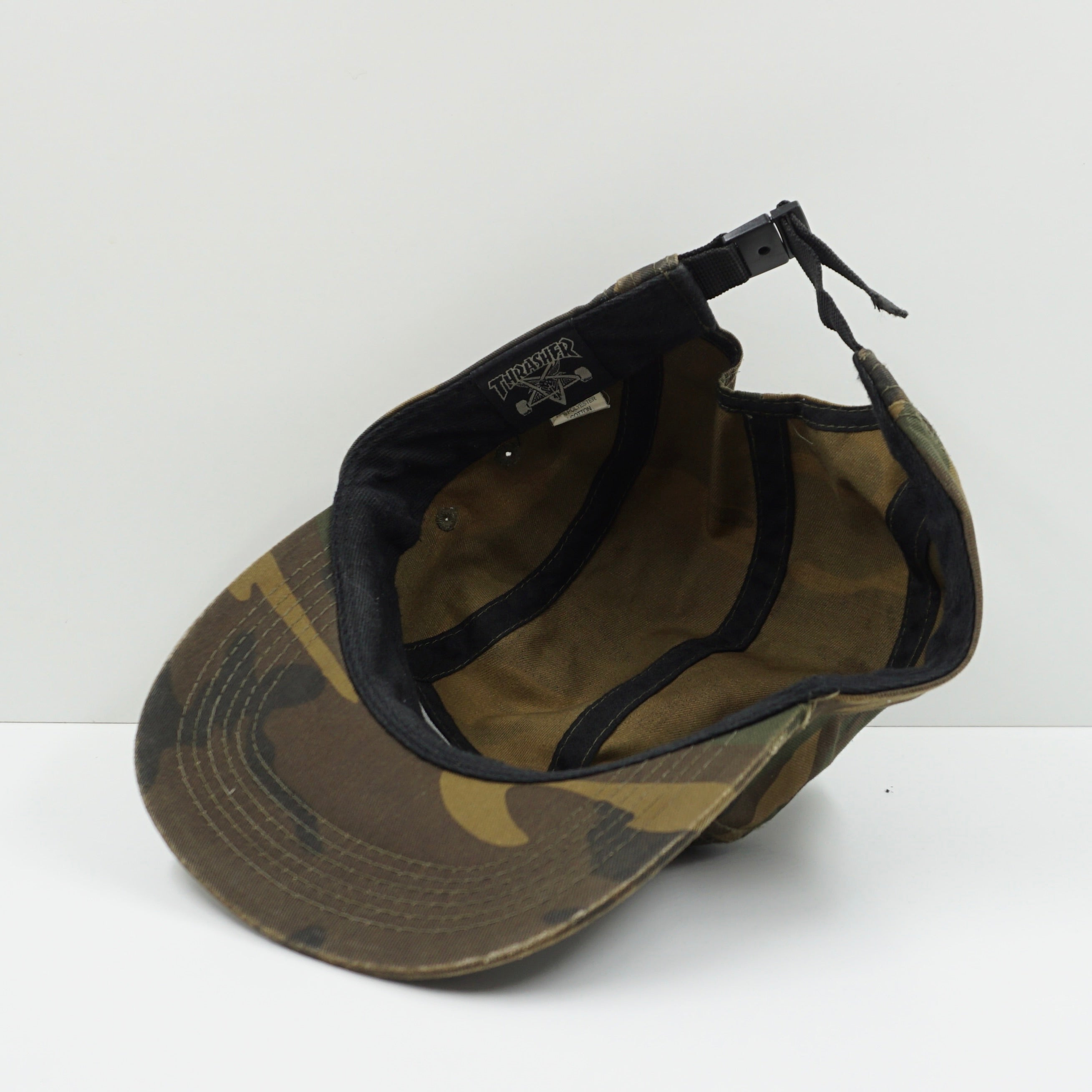 Thrasher 5 Panel Camo Cap