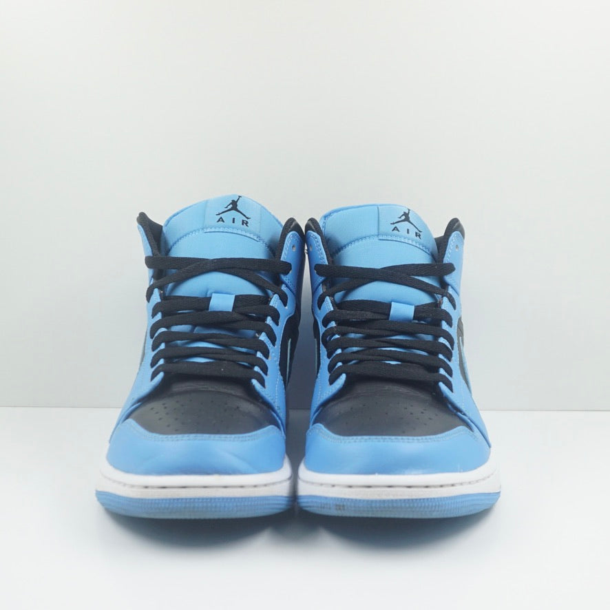 Jordan 1 Mid University Blue Black