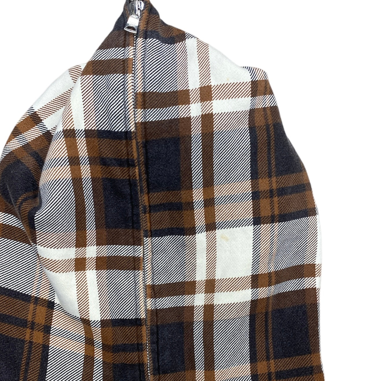 A Bathing Ape Full Zip Brown Plaid Hoodie
