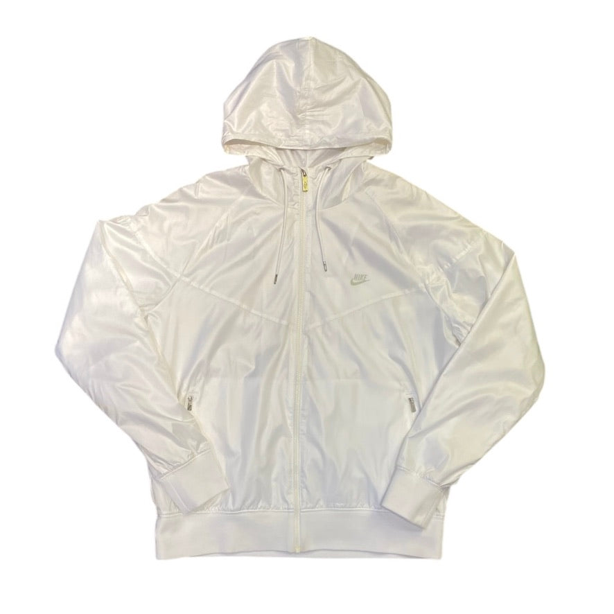 Nike White Windbreaker Jacket