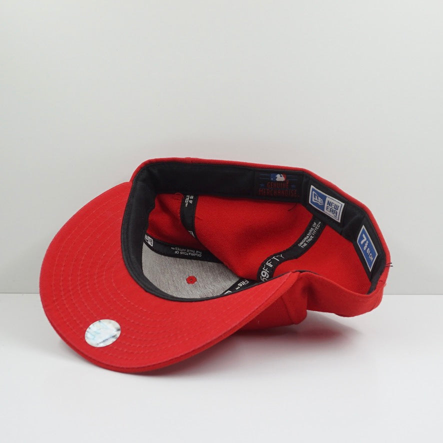 New Era Atlanta Braves Red Fitted Cap (2005)