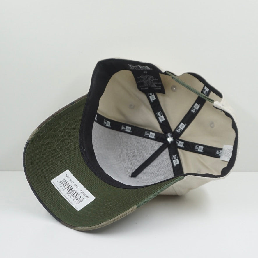New Era Buffalo NY Badge Cream Camo Adjustable Cap