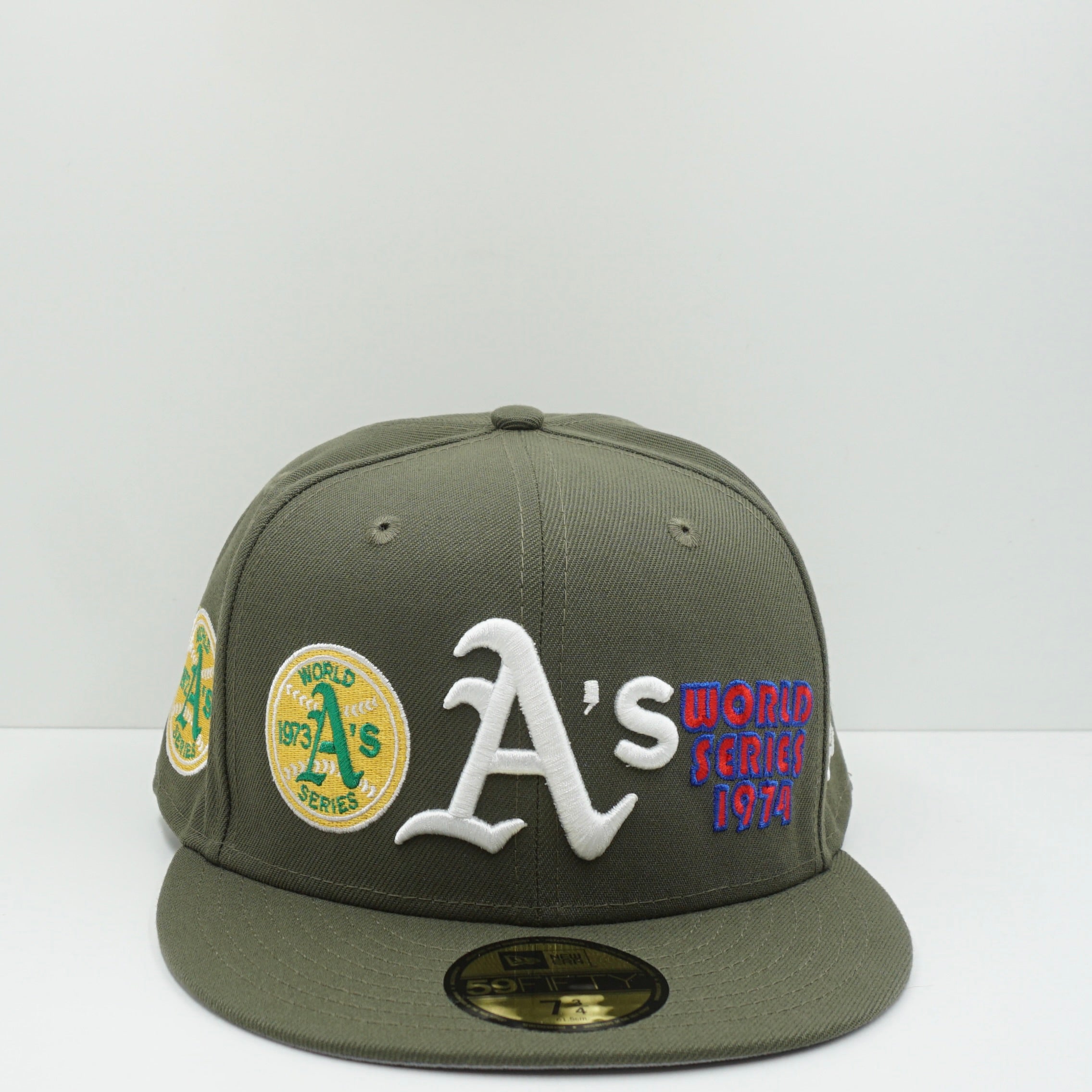New Era Oakland A's World Series Multi Logo Fitted Cap