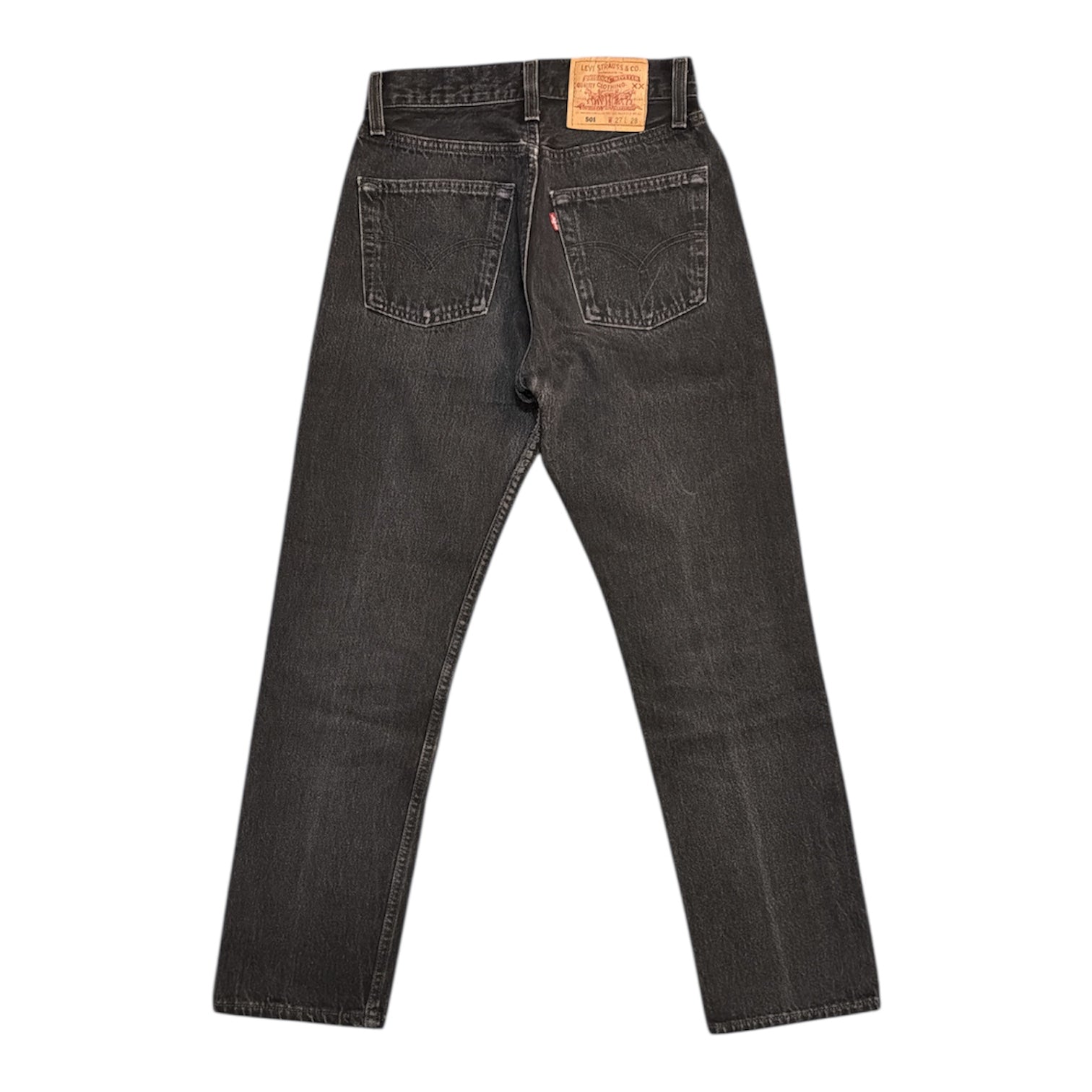Vintage Levis 501 Black Washed Jeans (W27/L28)