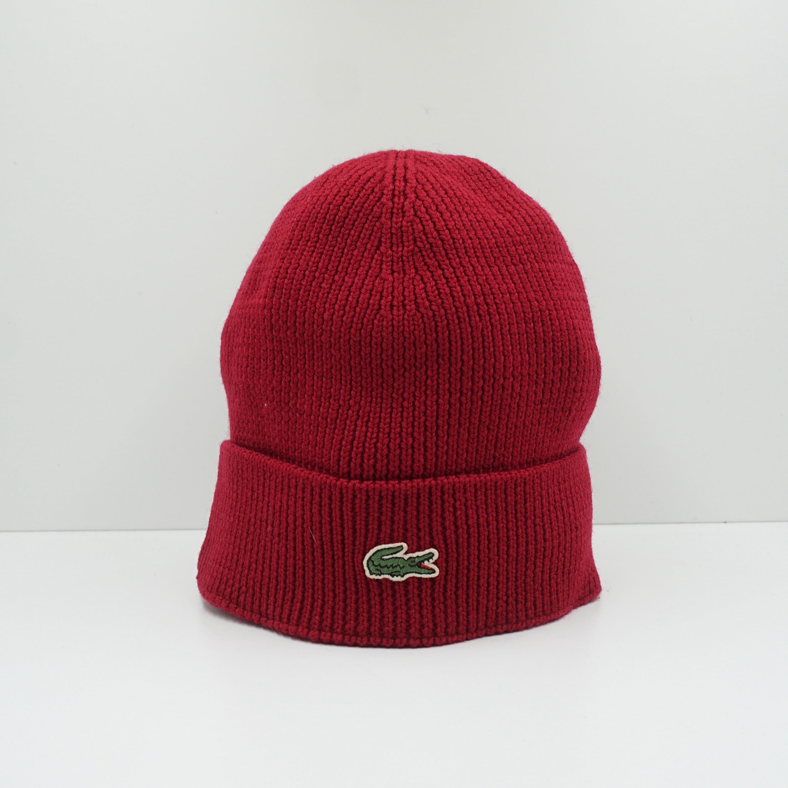 Lacoste Red Beanie