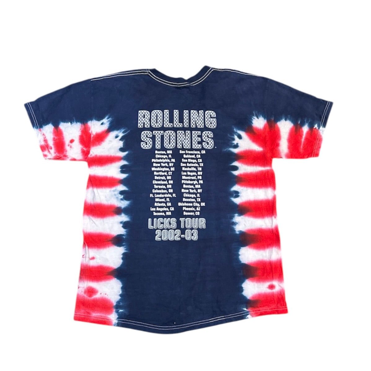 Hanes Rolling Stones Tie Dye Tshirt