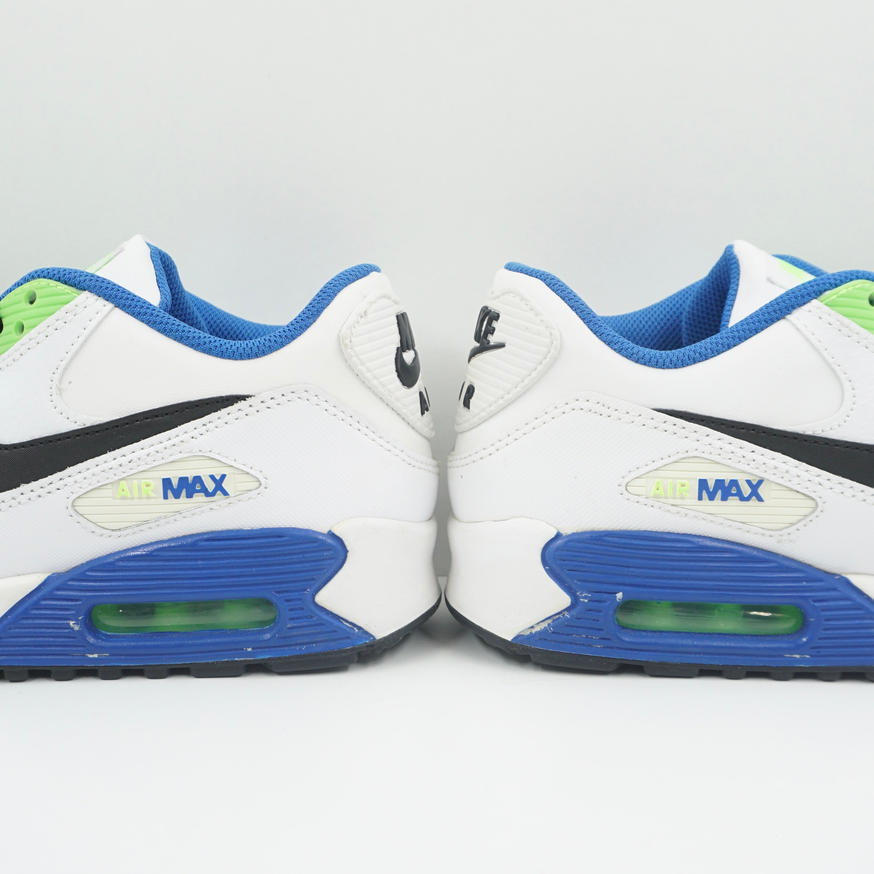 Nike Air Max 90 White Blue Green (GS)