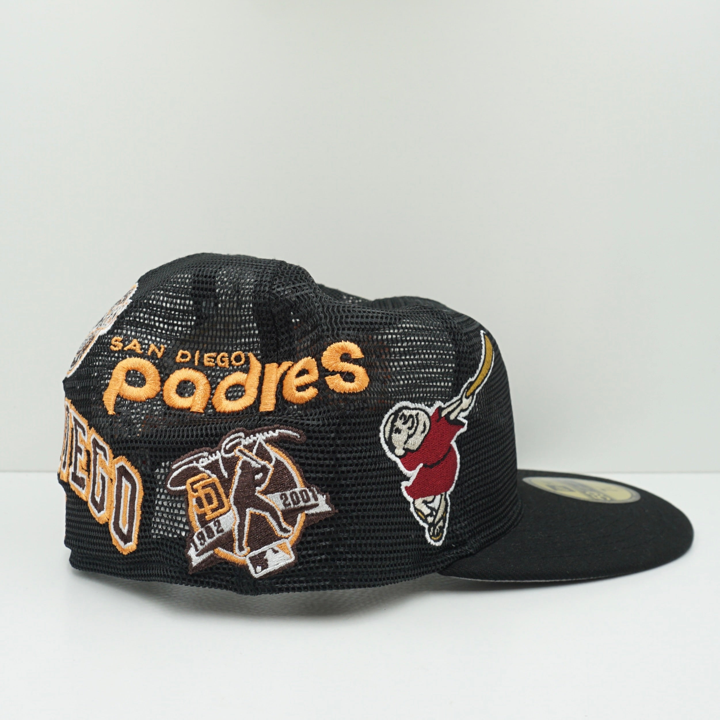 New Era Cooperstown San Diego Padres Full Mesh Multi Logo Fitted Cap