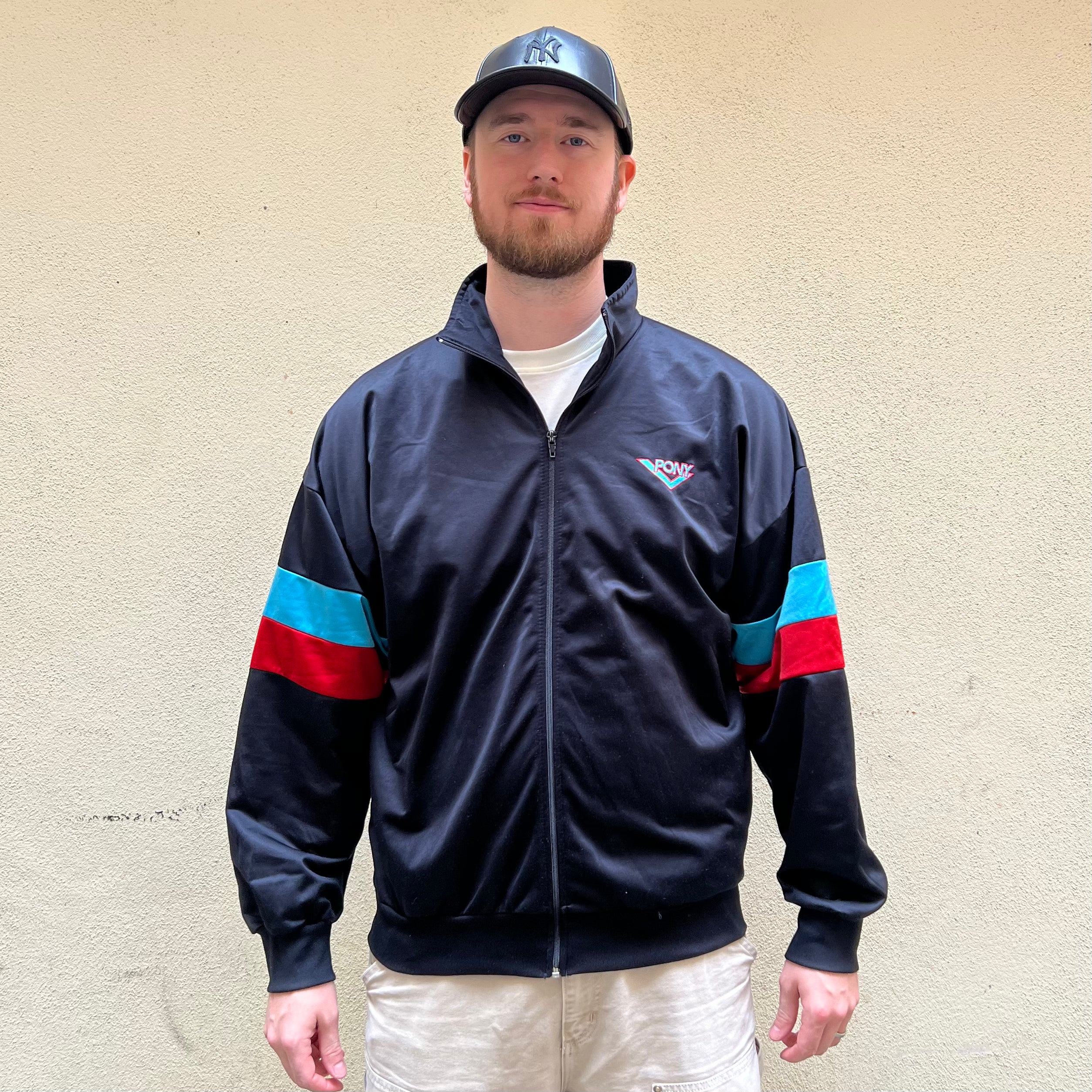 Pony Black Track Top