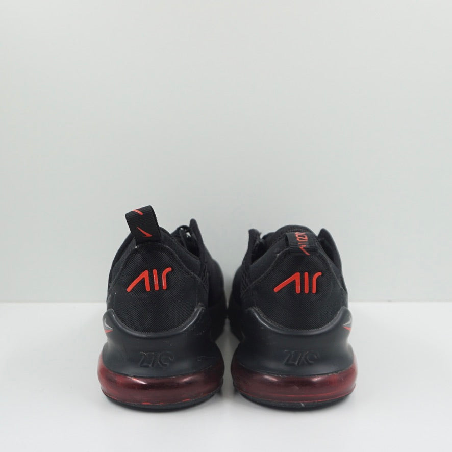 Nike Air Max 270 Multi-Swoosh Black Habanero Red (GS)