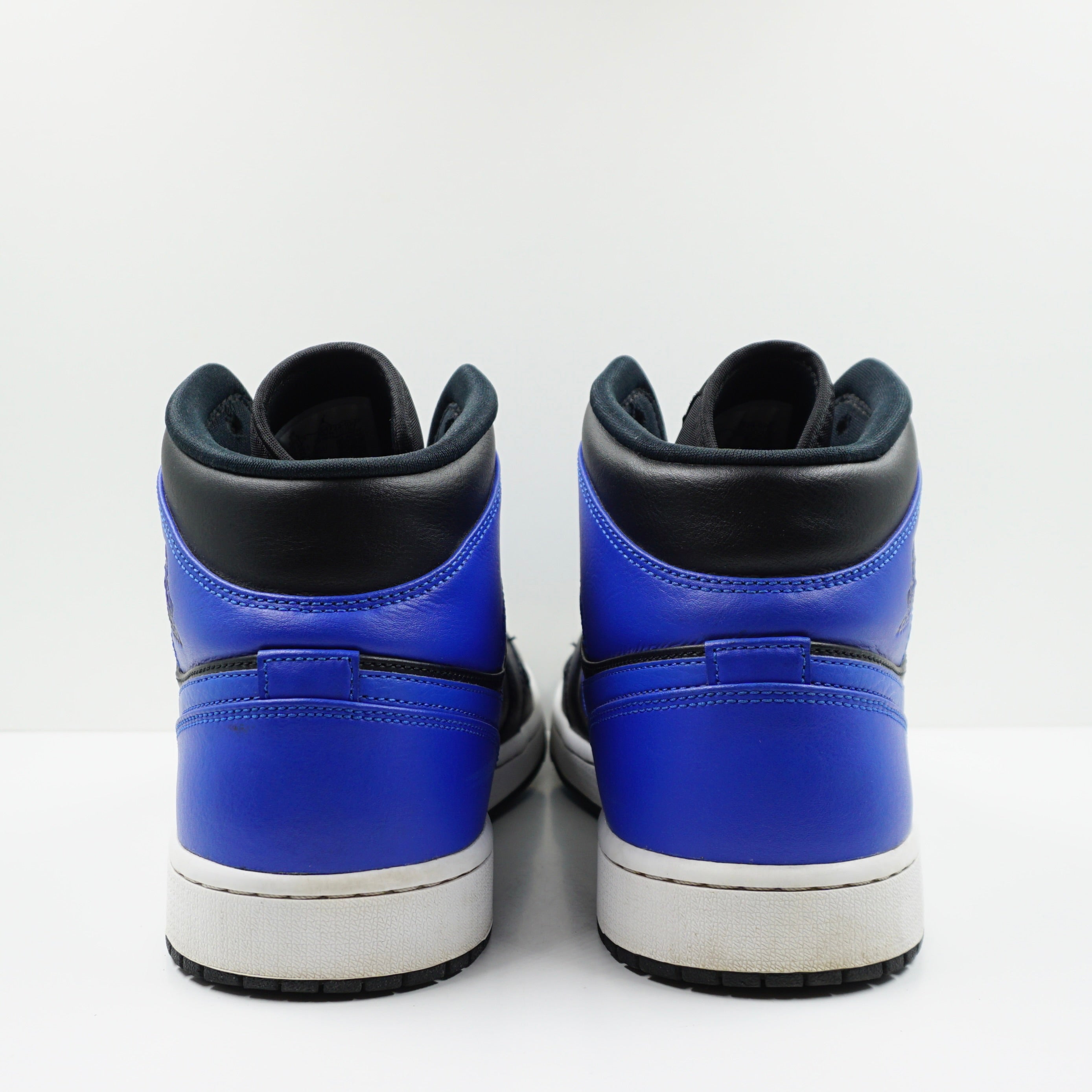 Jordan 1 Mid Hyper Royal Tumbled Leather