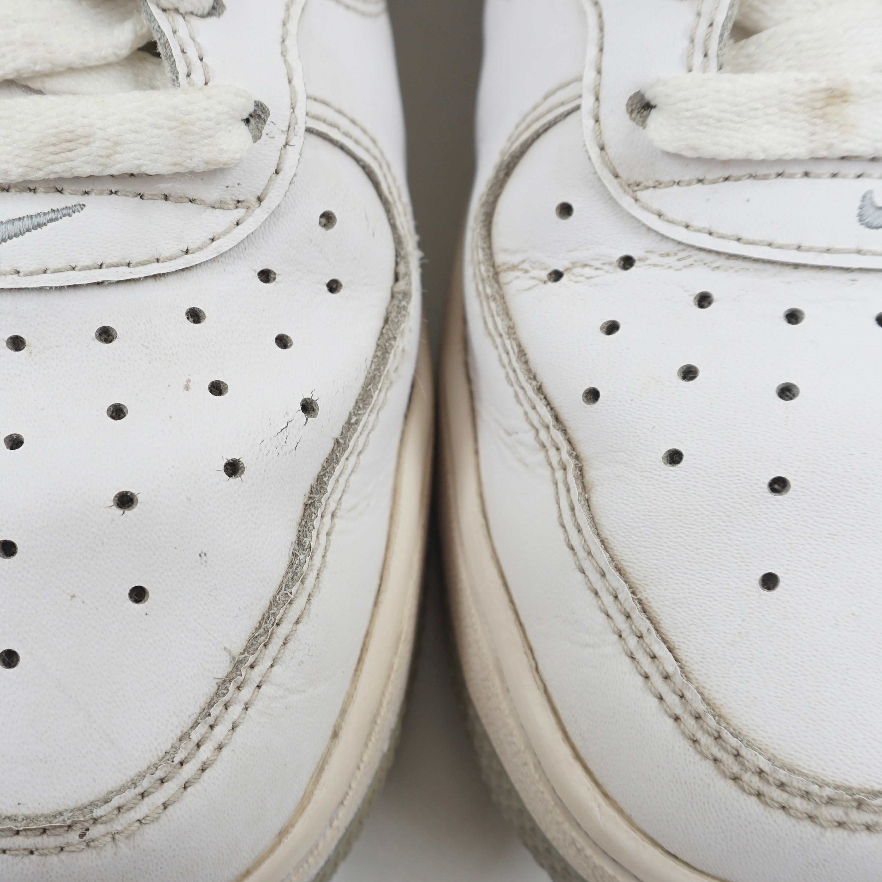 Nike Air Force 1 Mid LE White Wolf Grey (GS)