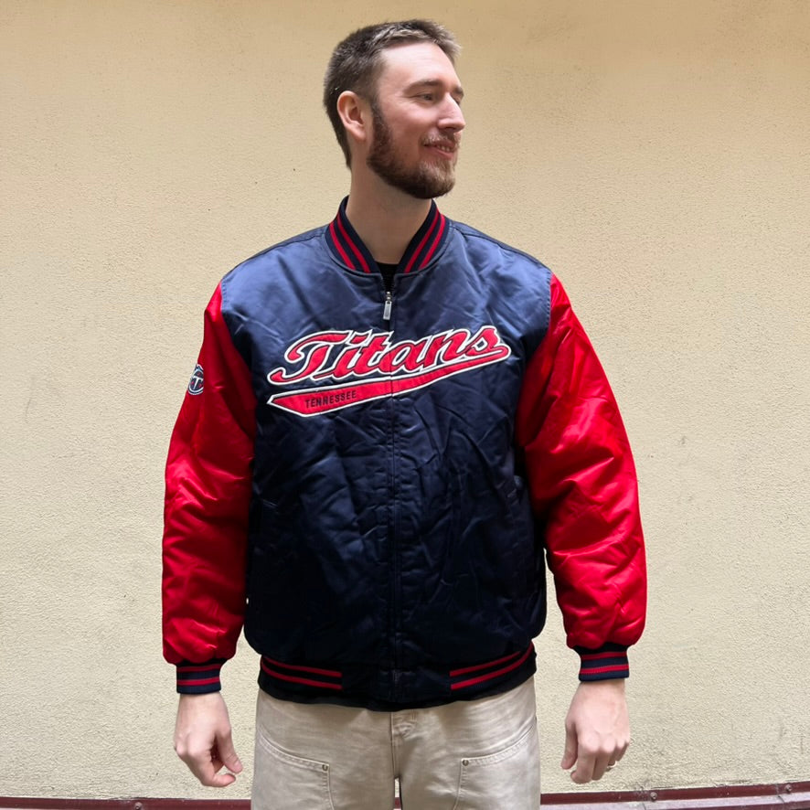 Reebok NFL Titans Satin Reversible Jacket