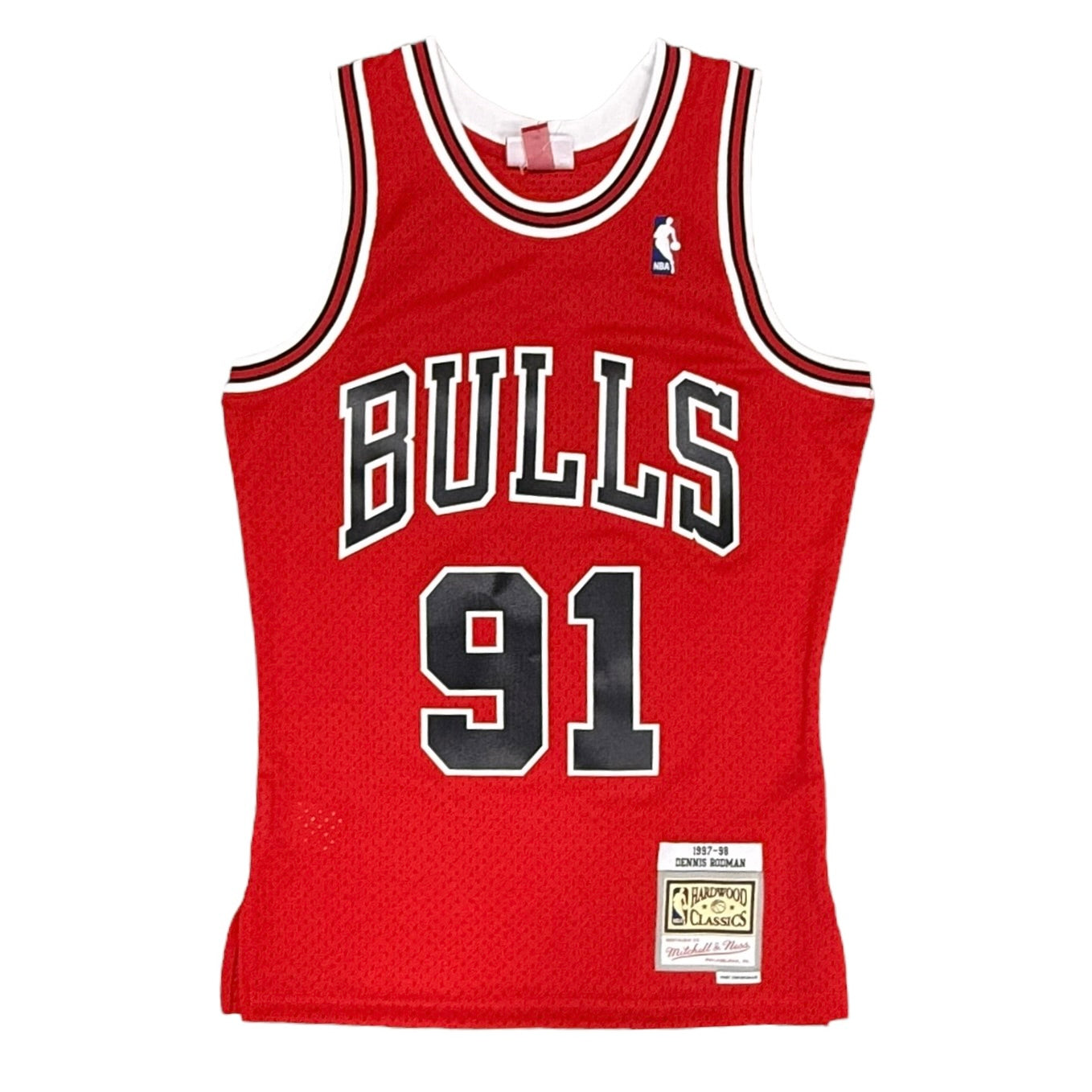 Mitchell & Ness Dennis Rodman #91 Chicago Bulls Basketball Jersey