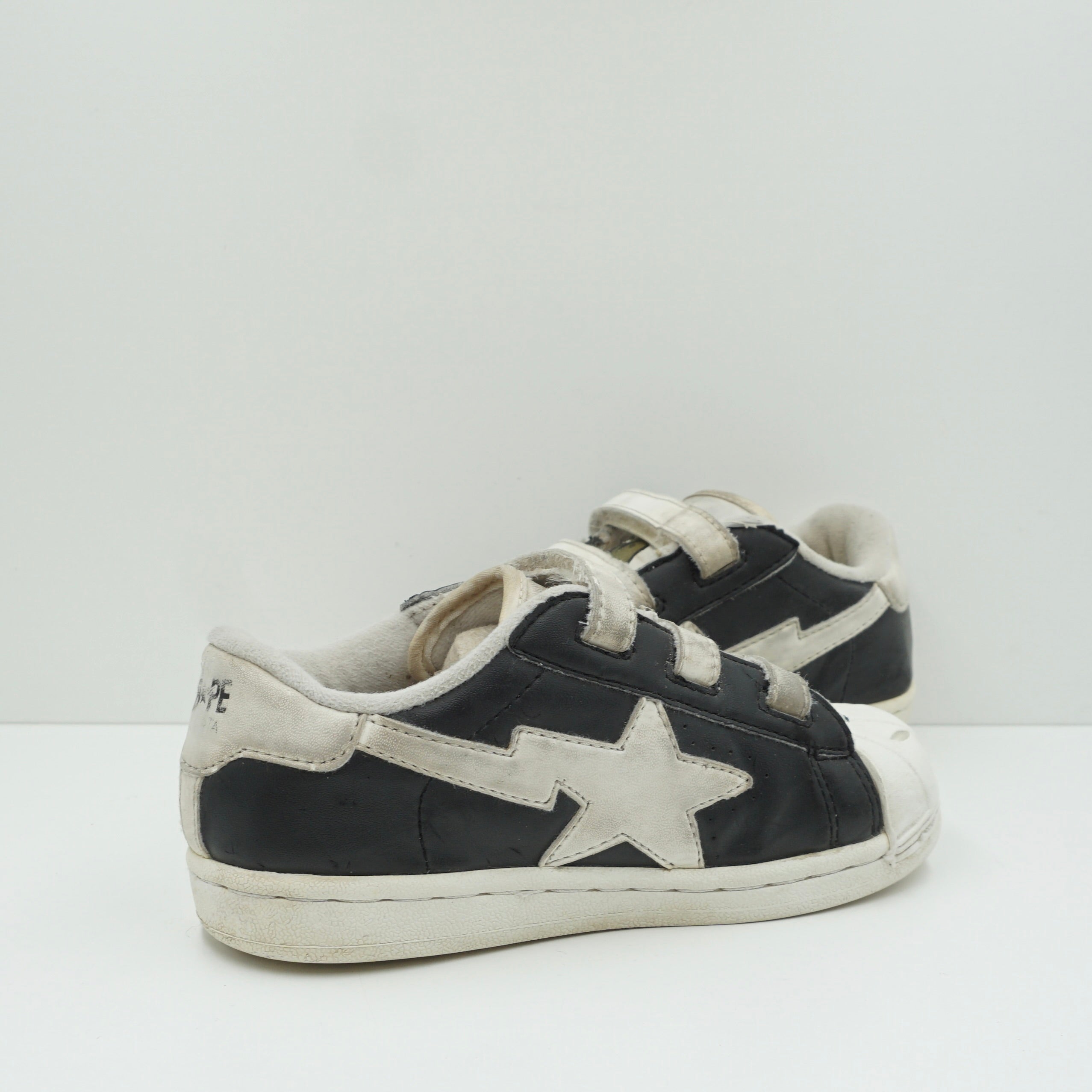 Vintage Bape Bapesta Kids Low Shelltoe