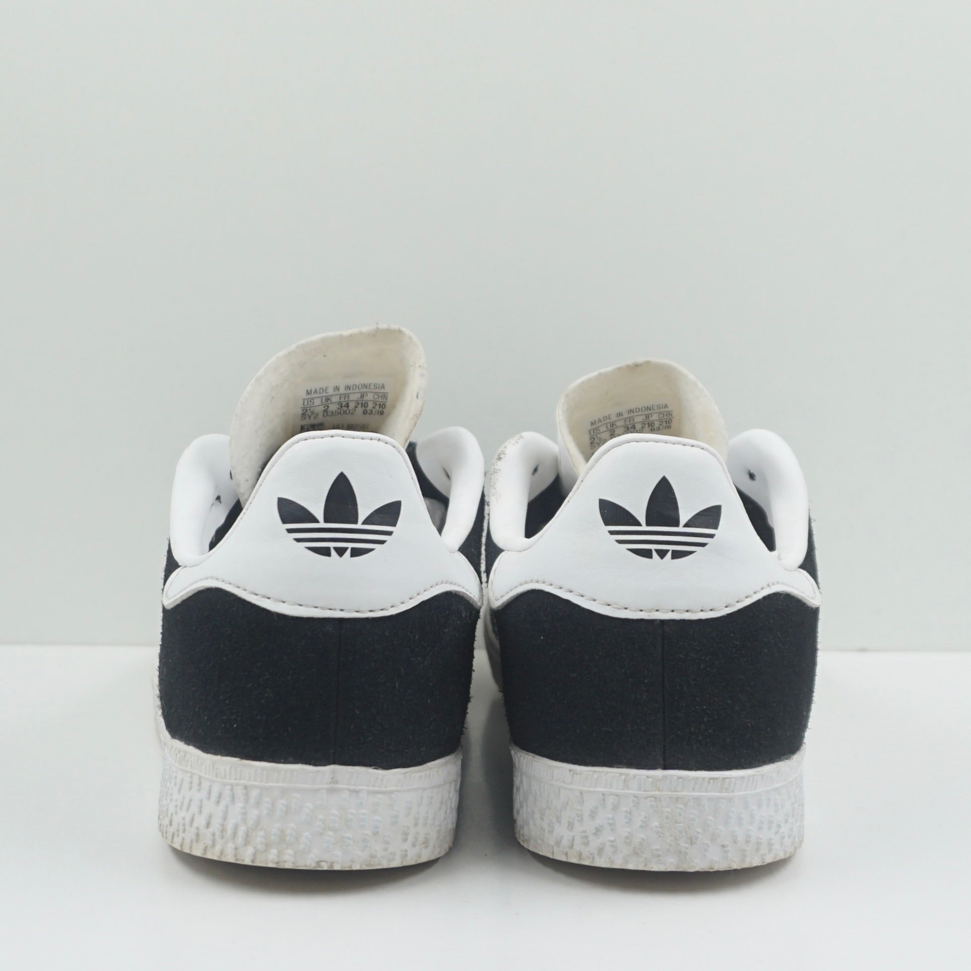 Adidas Gazelle Core Black Cloud White Gold Metallic (PS)