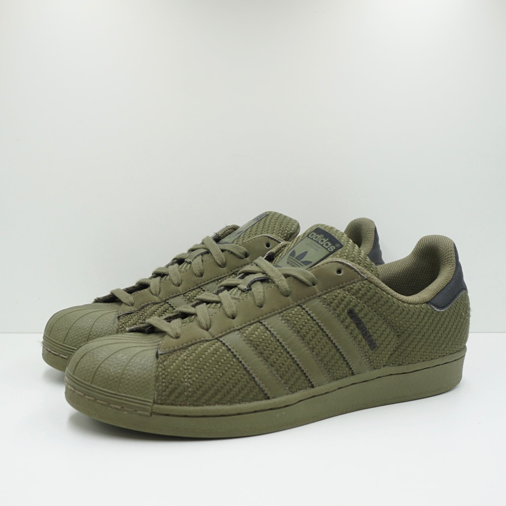 Khaki Adidas Originals Superstar Slip On Superstar Green Adidas