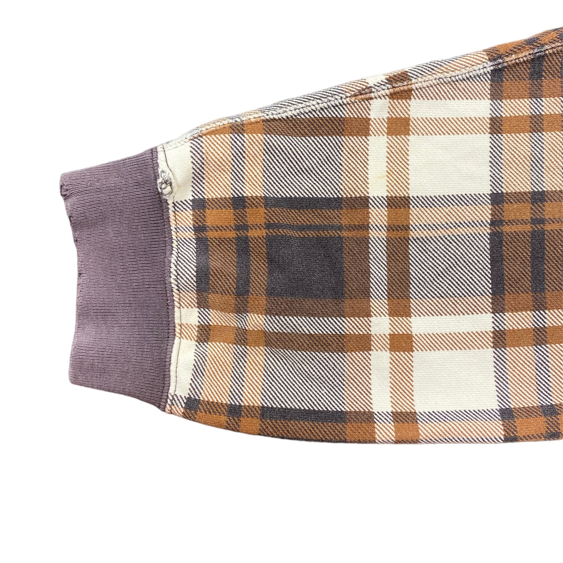 A Bathing Ape Full Zip Brown Plaid Hoodie