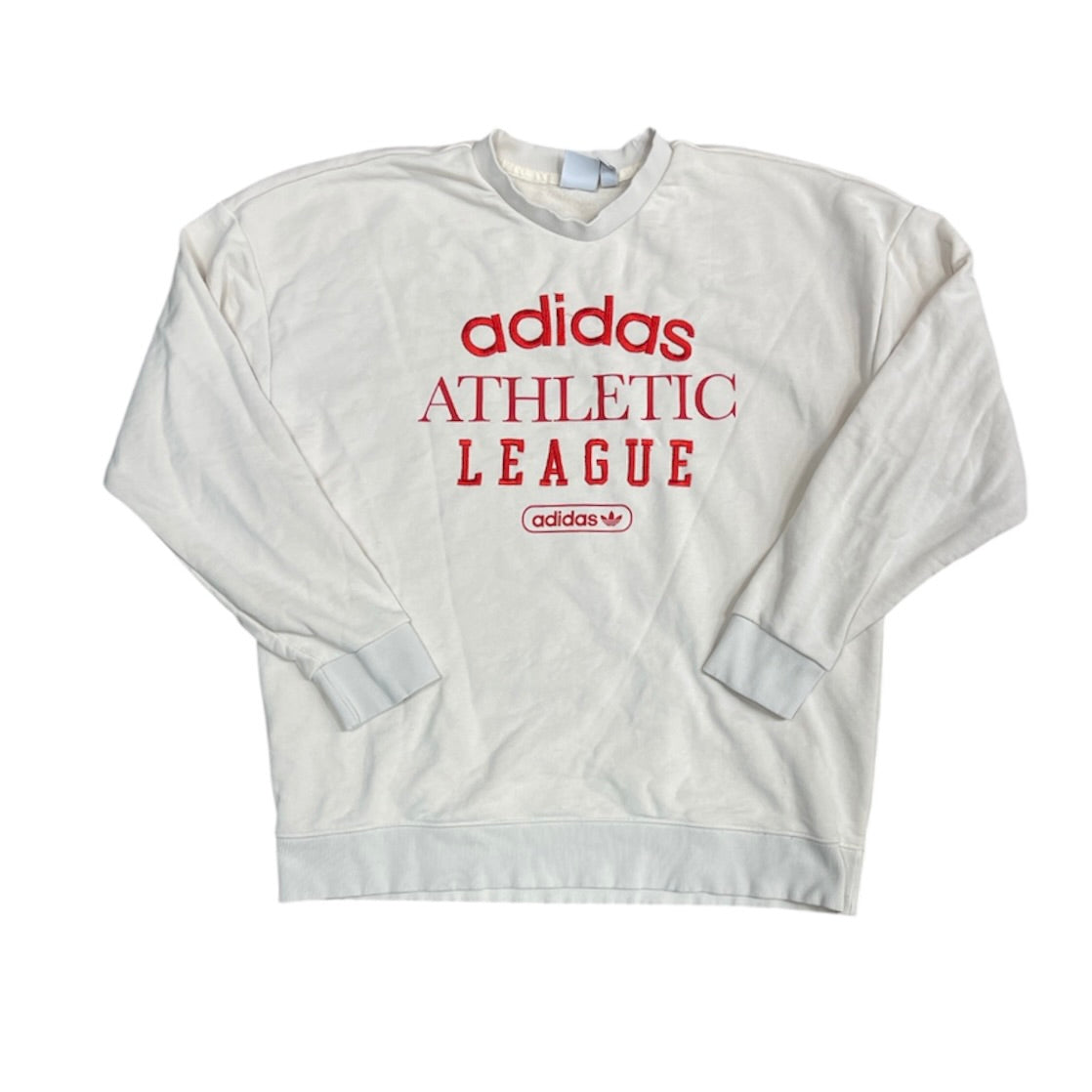 Adidas Athletic League Beige Red Sweatshirt (W)