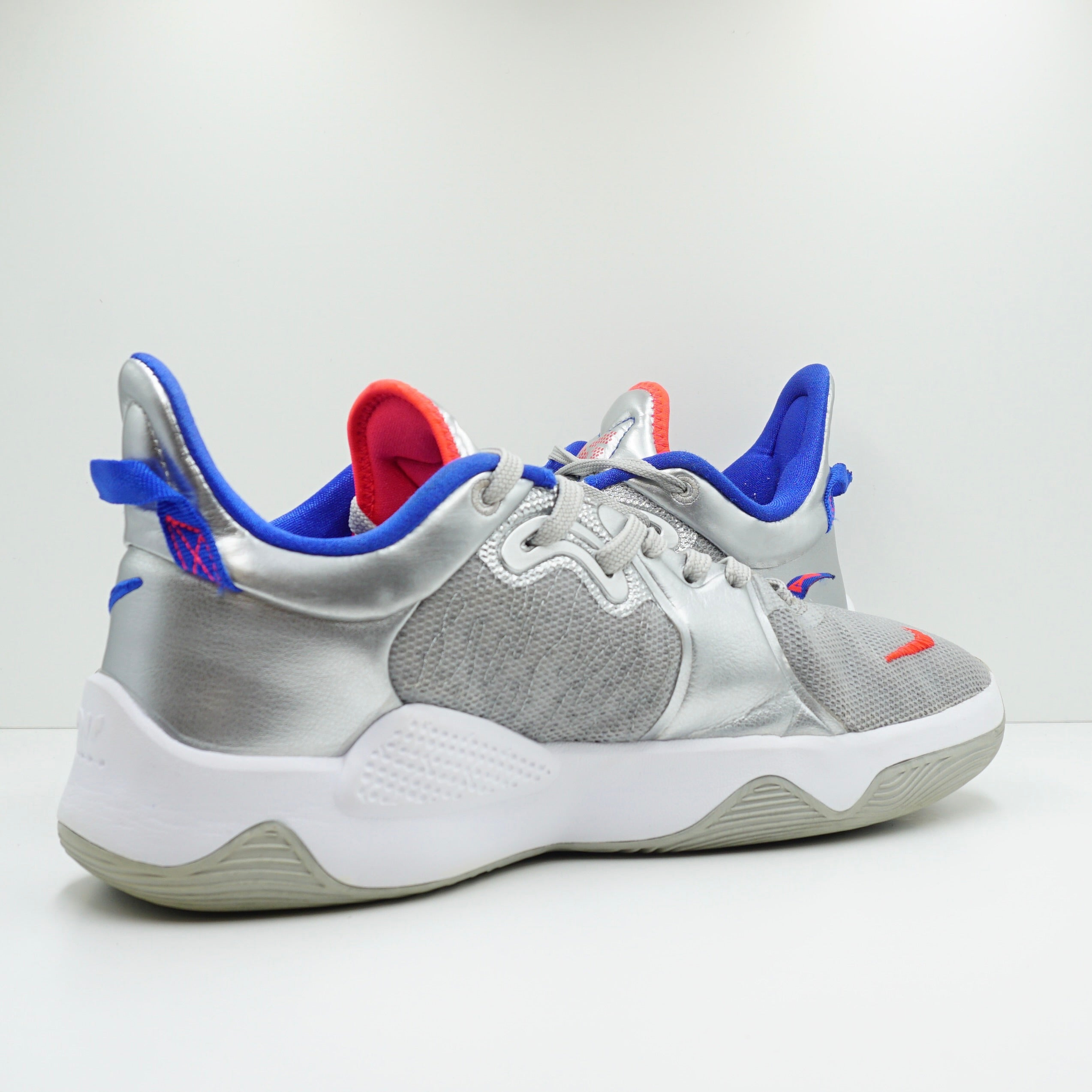 Nike PG 5 Clippers Metallic Silver