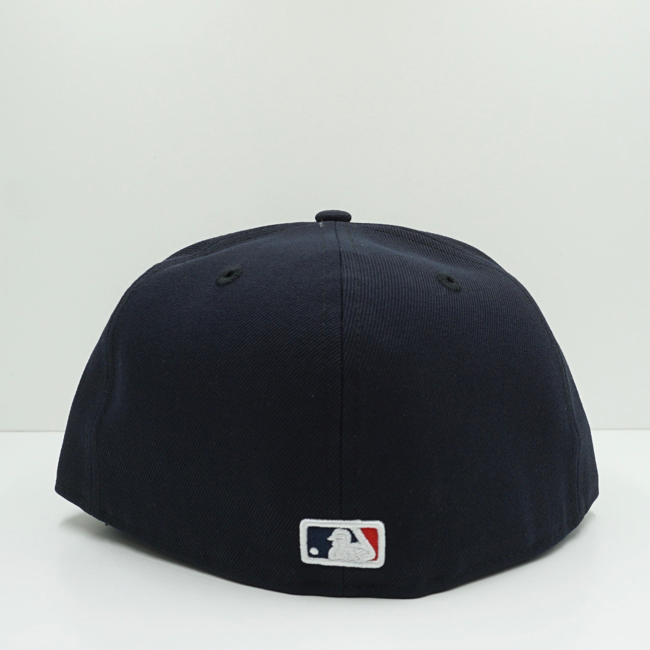 New Era Atlanta Braves Navy White Fitted Cap