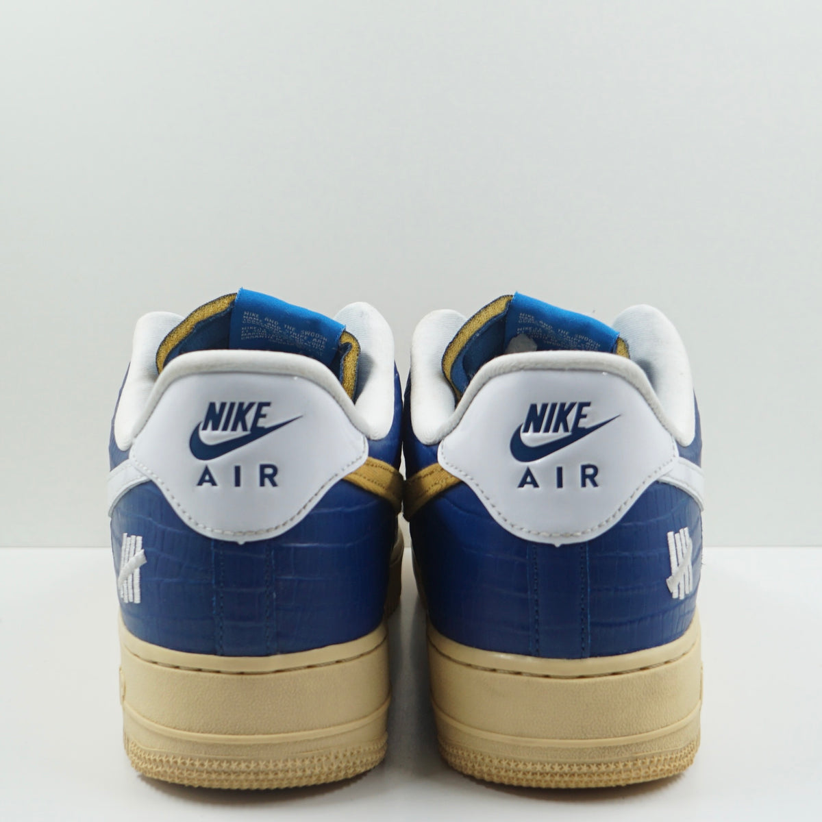 Nike Air Force 1 Low SP Undefeated 5 On It Blue Yellow Croc
