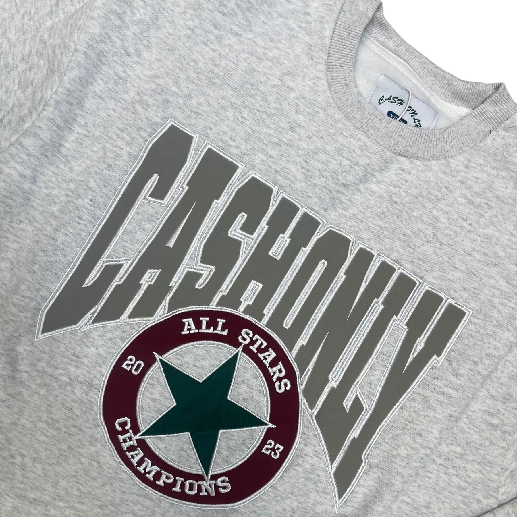 Cash Only All Star Applique Grey Sweatshirt