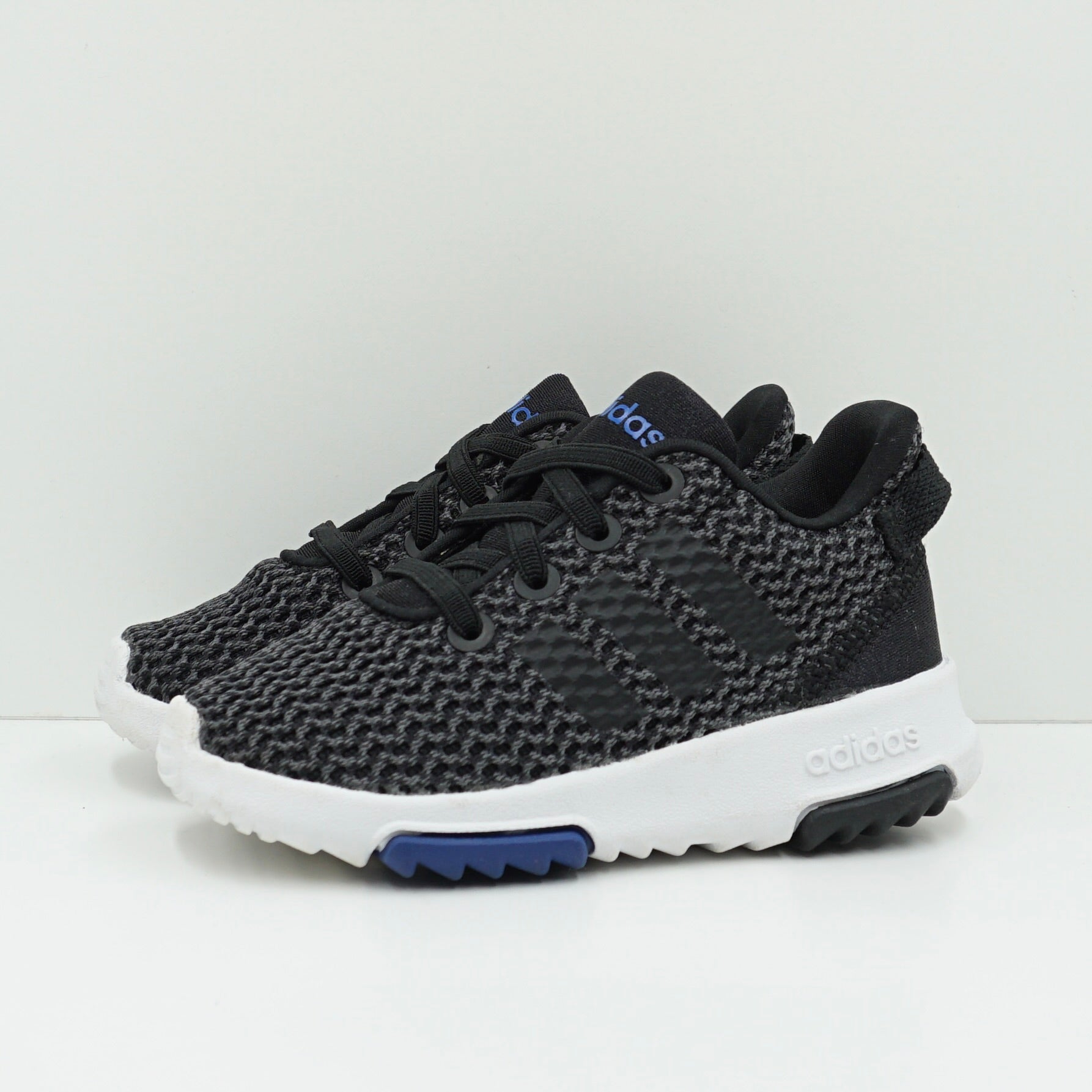 Adidas Neo Racer TR Black Blue Toddler