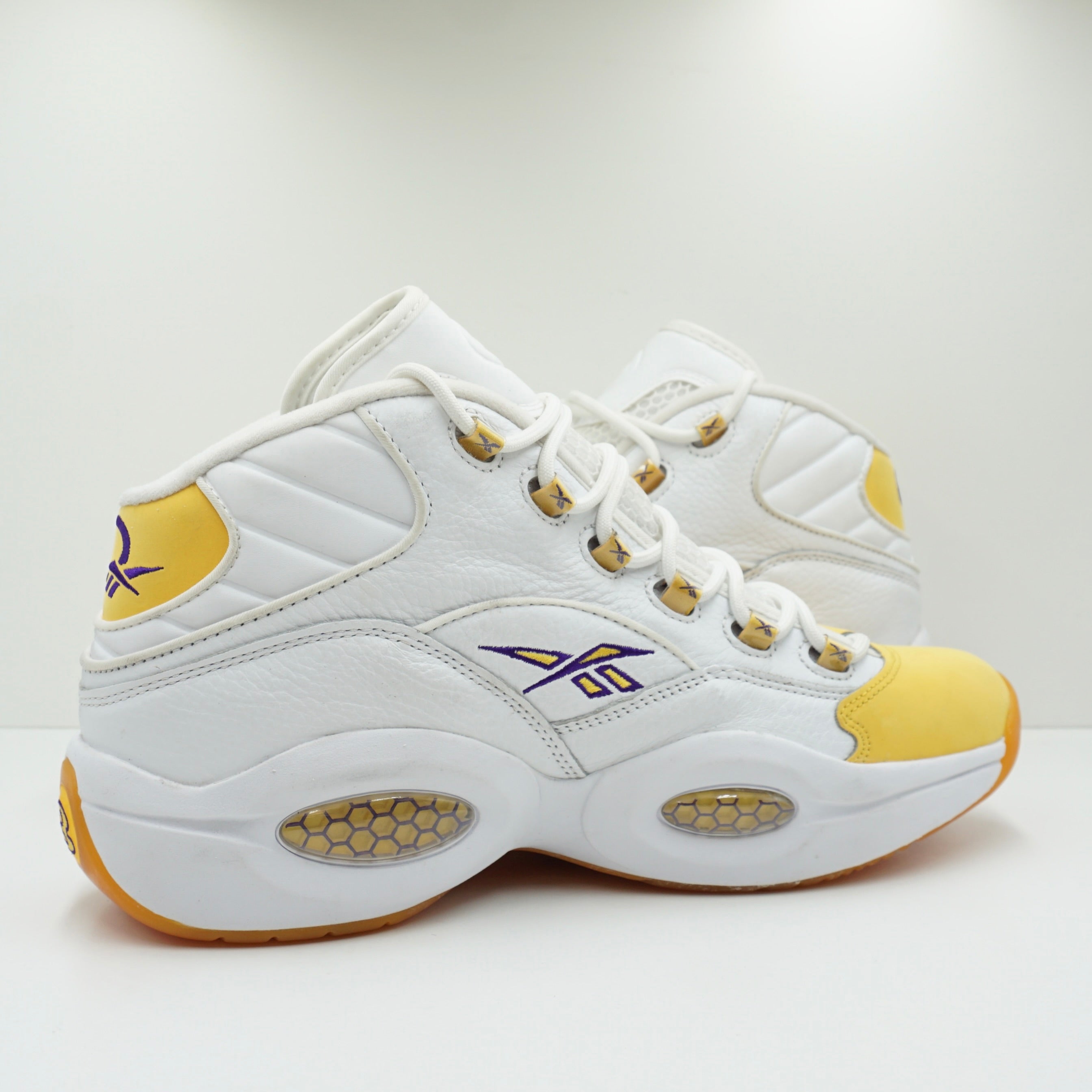 Reebok Question Mid Yellow Toe