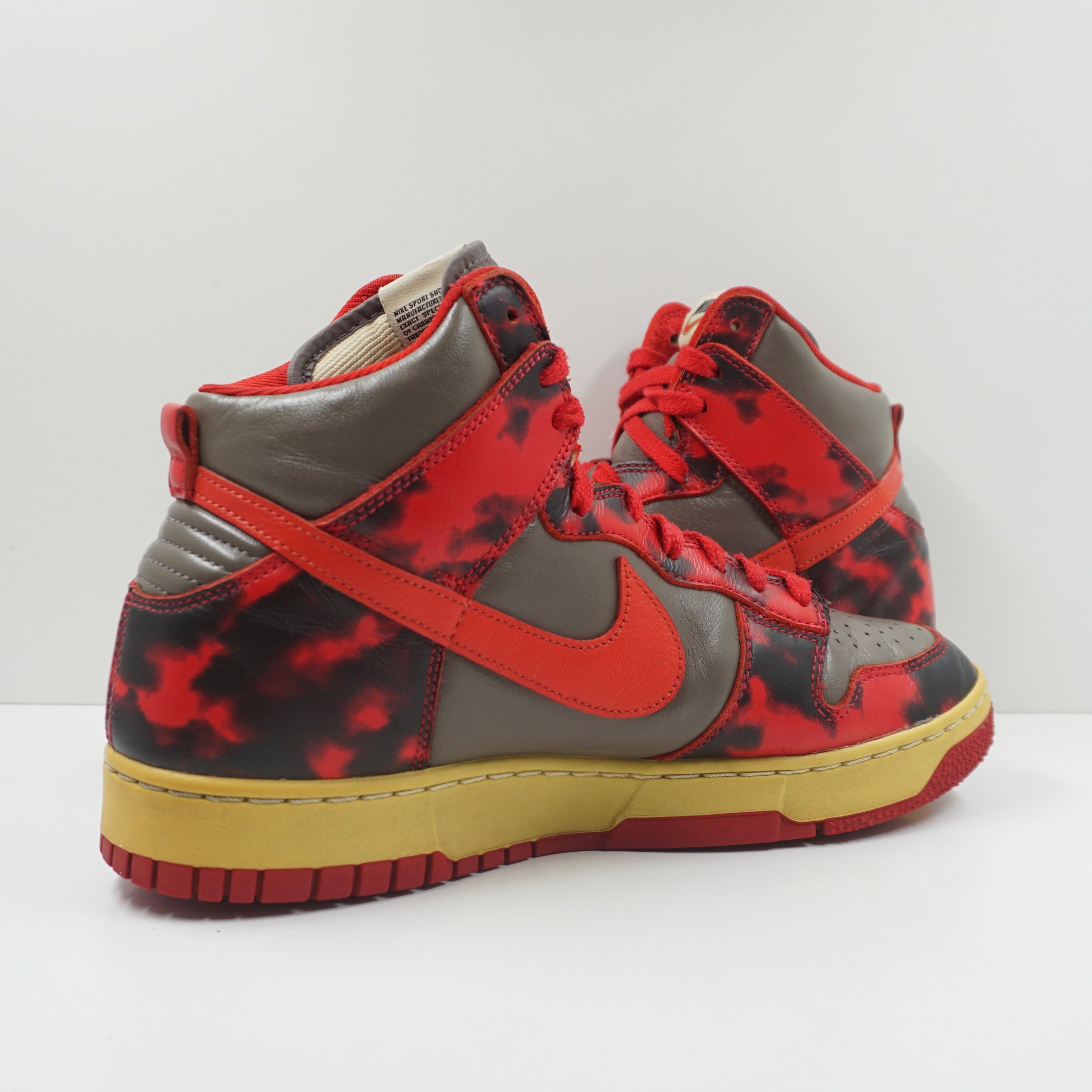Nike Dunk High 1985 Red Acid Wash
