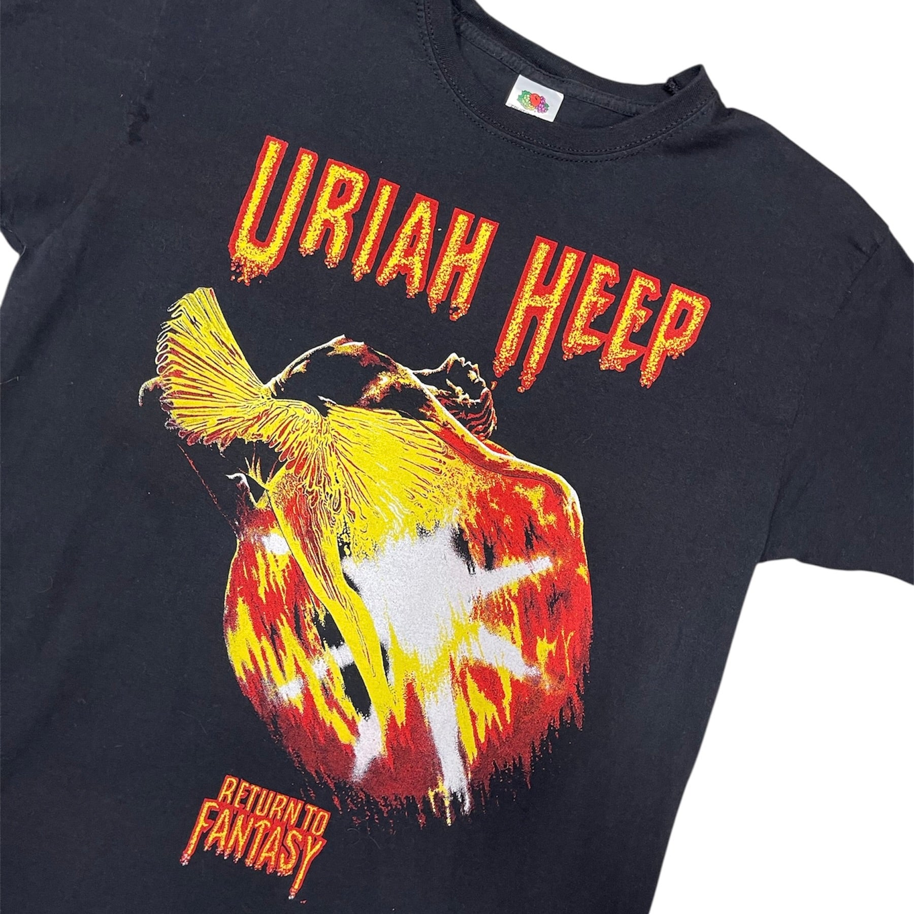 Fruit Of The Loom Uriah Heep Black Tshirt