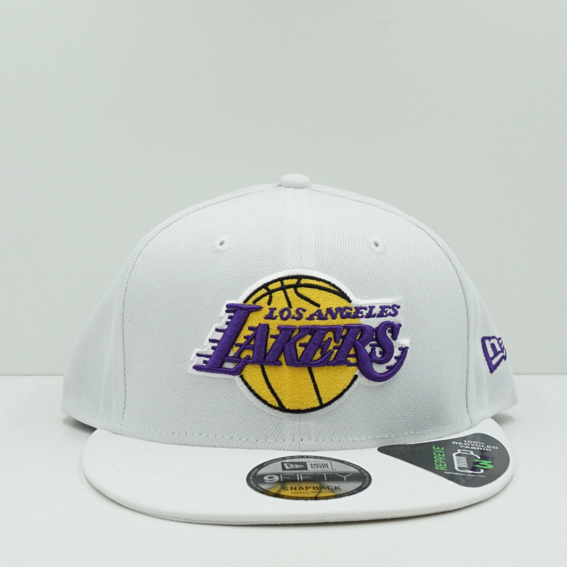 New Era Los Angeles Lakers White Snapback Cap