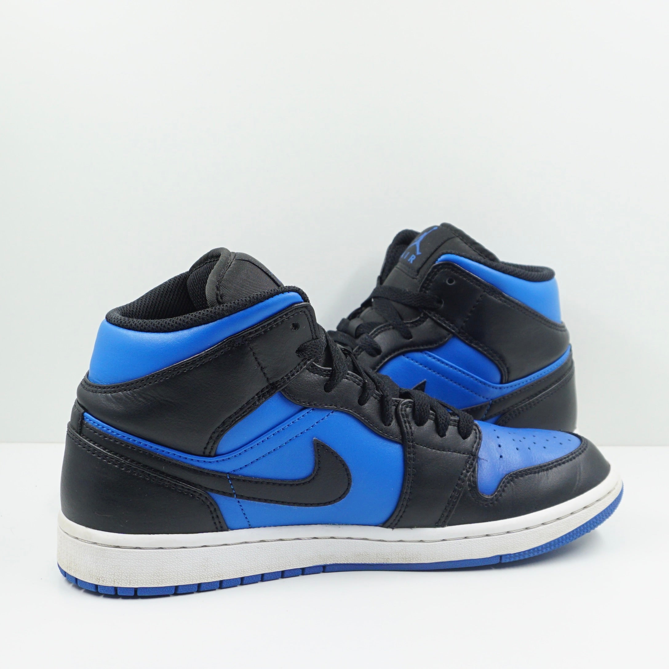 Jordan 1 Mid Black Royal Blue