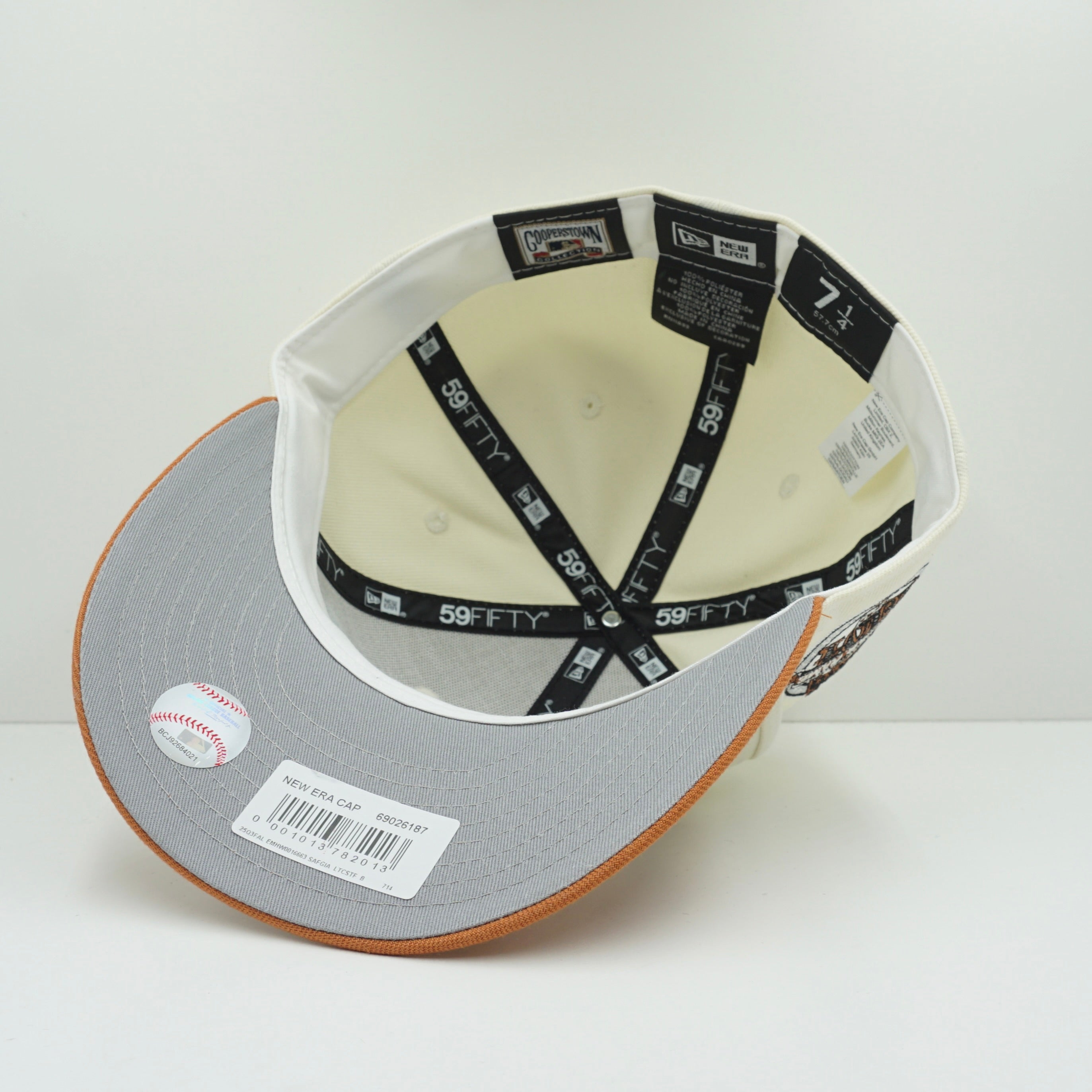 New Era San Francisco Giants Beige Orange Fitted Cap