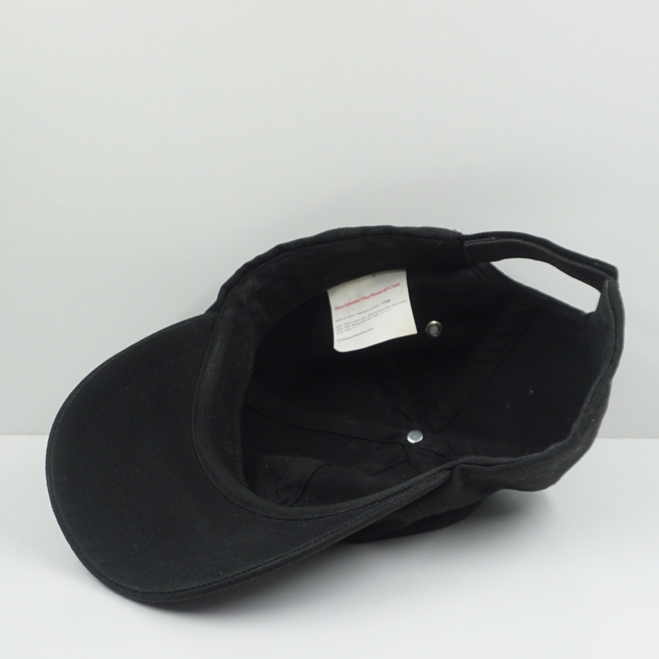 Stockholm Surfboard Club Black Adjustable Cap