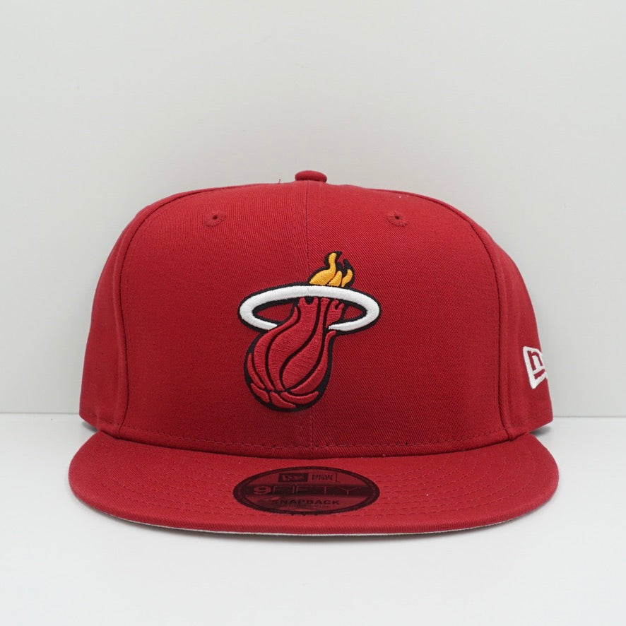 Miami Heat Red Snapback Cap