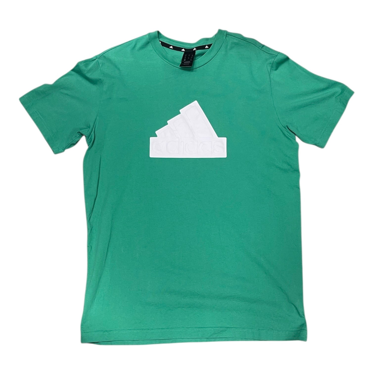 Adidas Future Icon Badge Green White Tshirt